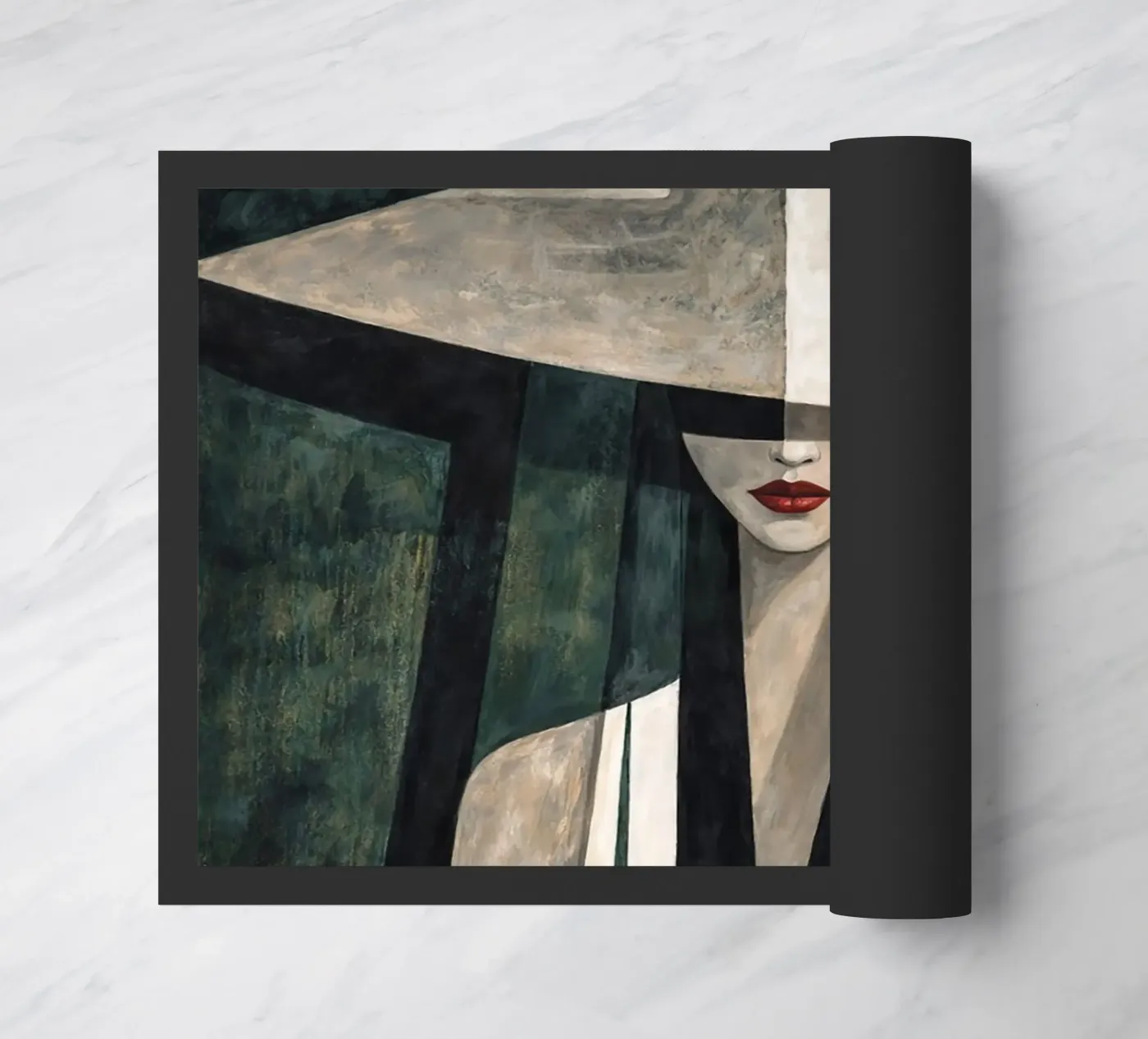 Veiled Elegance doormat by Catvalenzuele