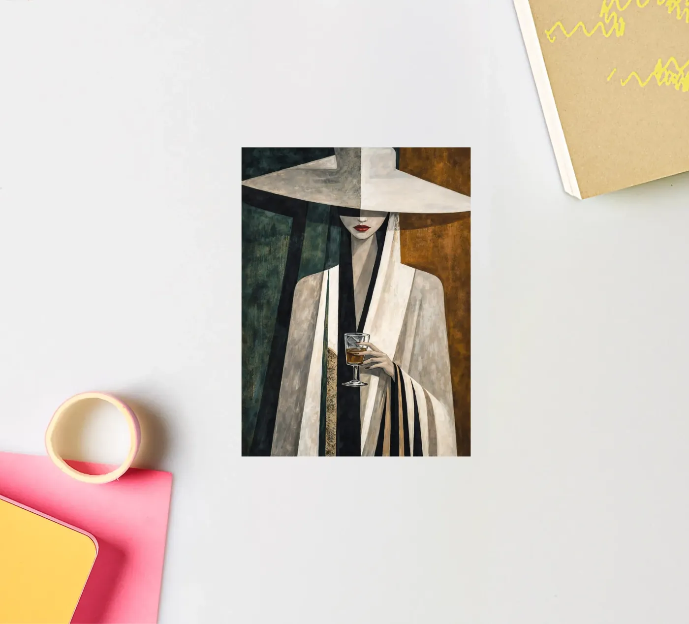 Veiled Elegance sticker by Catvalenzuele