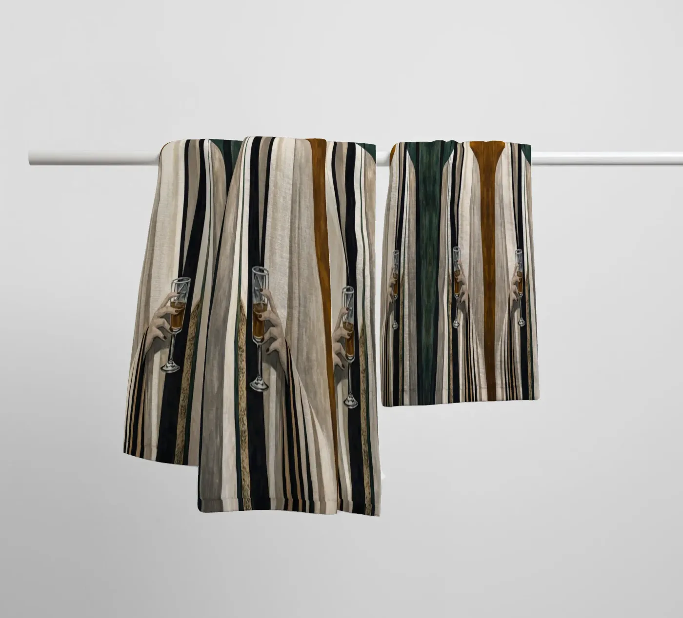 Veiled Elegance badhanddoek van Catvalenzuele