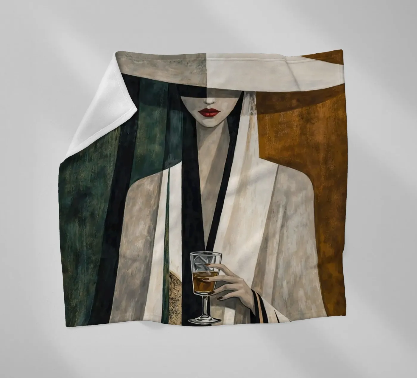 Veiled Elegance fleecedeken van Catvalenzuele