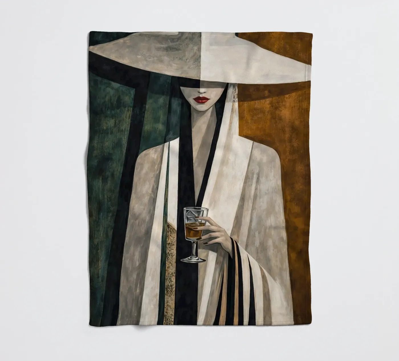 Veiled Elegance fleecedeken van Catvalenzuele
