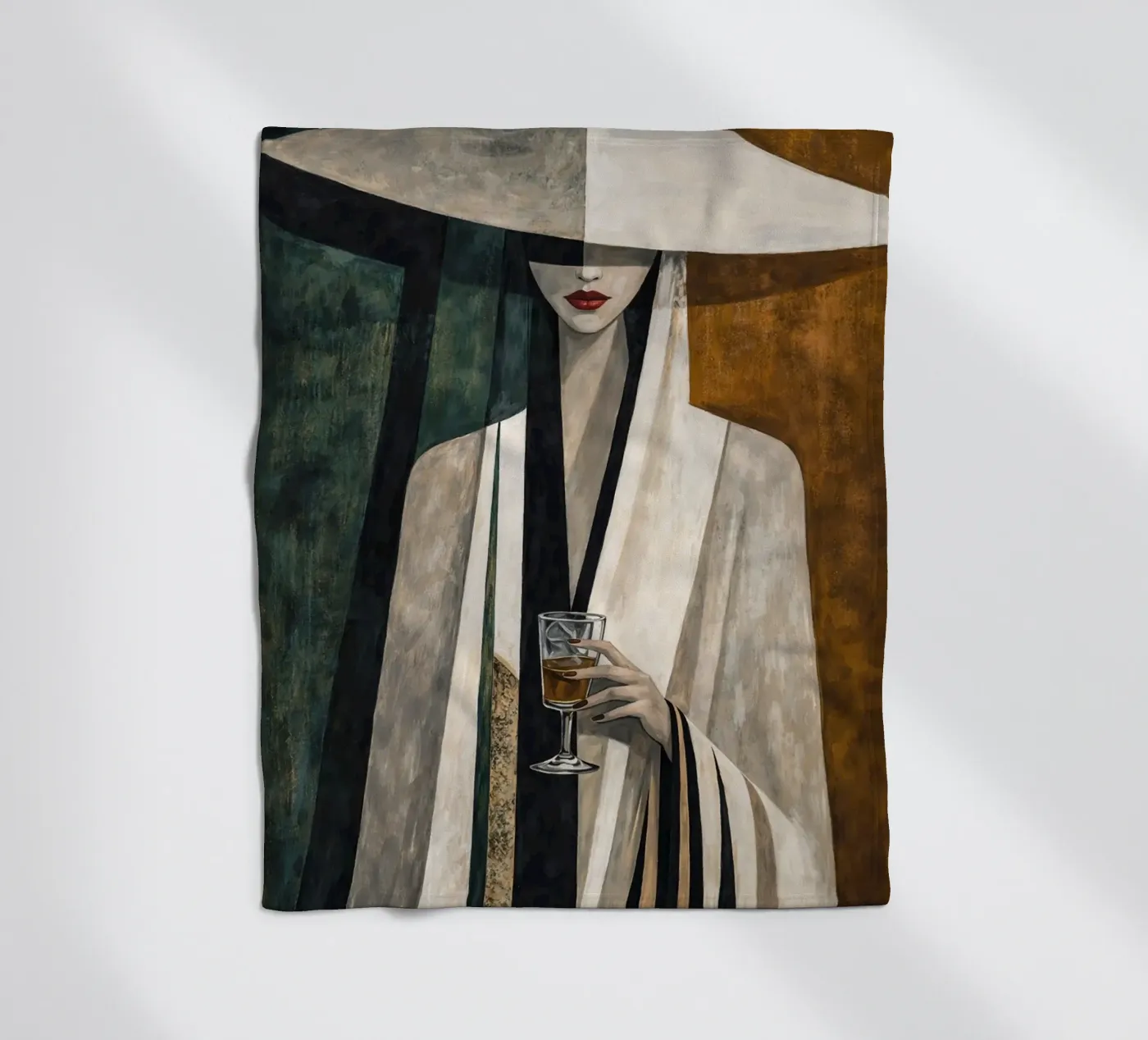 Veiled Elegance fleecedeken van Catvalenzuele