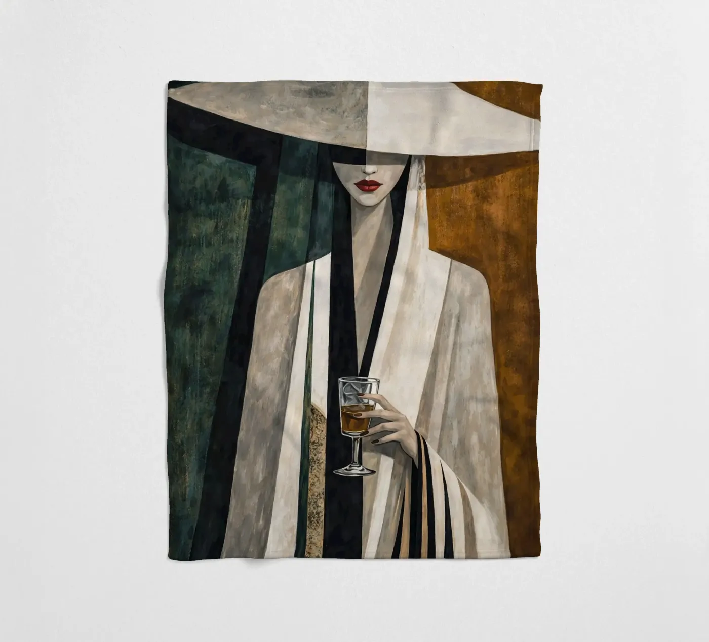 Veiled Elegance fleecedeken van Catvalenzuele