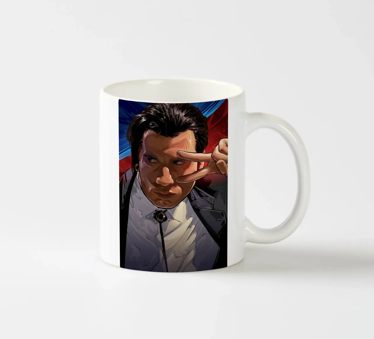 Vince Vega tazza in ceramica da nabakumov
