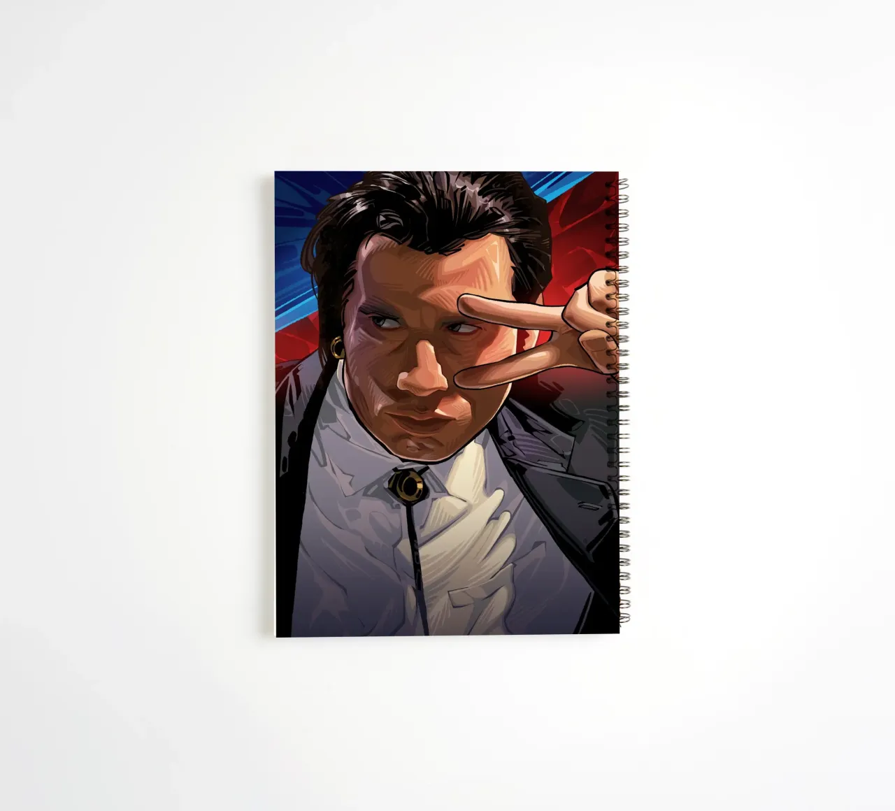 Vince Vega spiral notebook by nabakumov