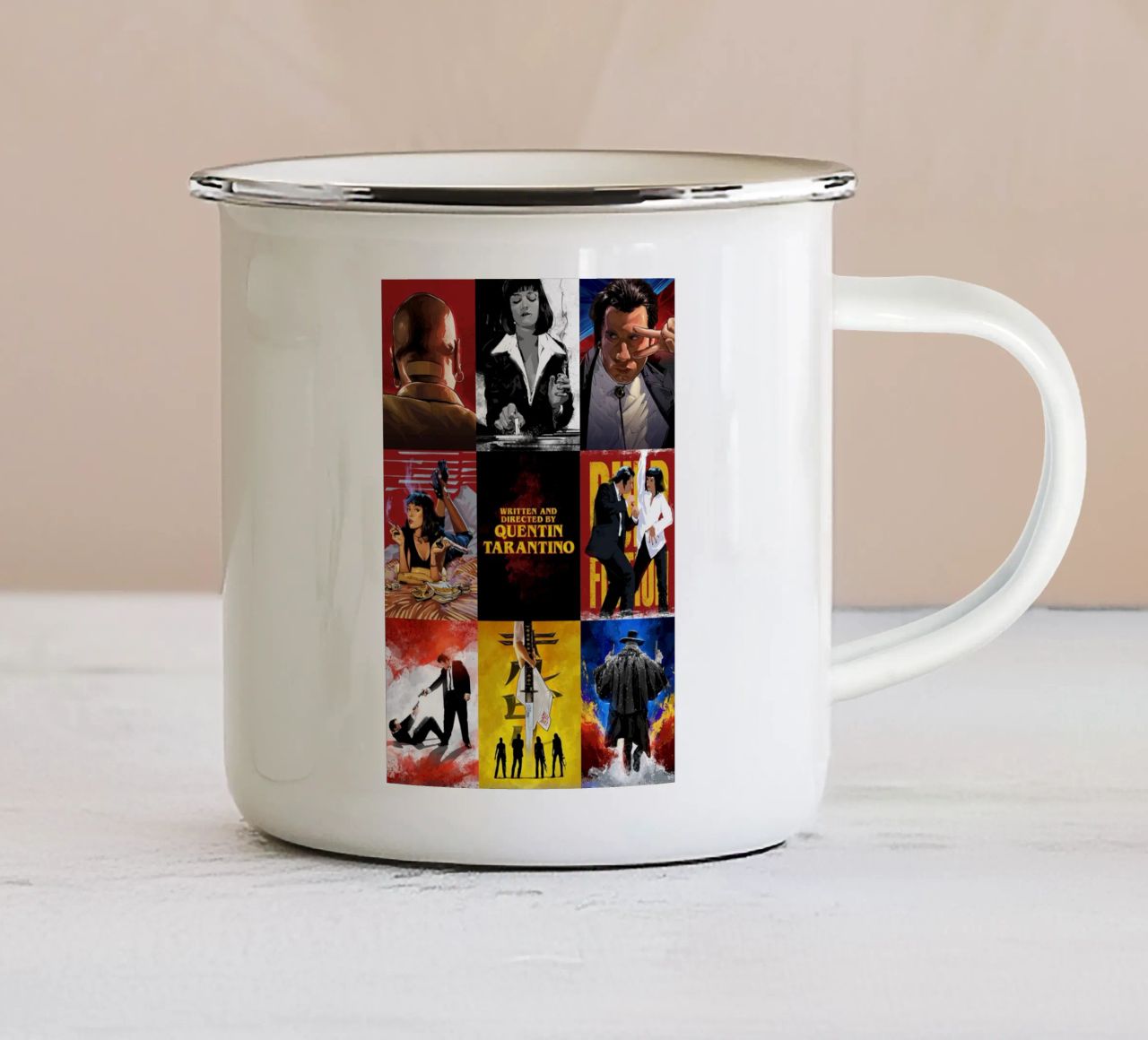 Written And Directed Emaille Tasse von nabakumov