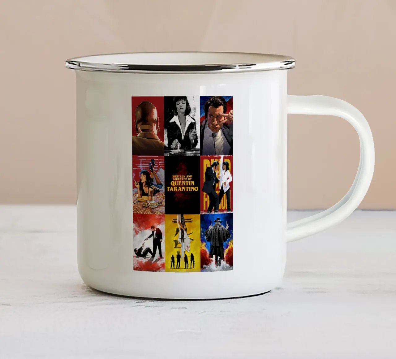Written And Directed Emaille Tasse von nabakumov