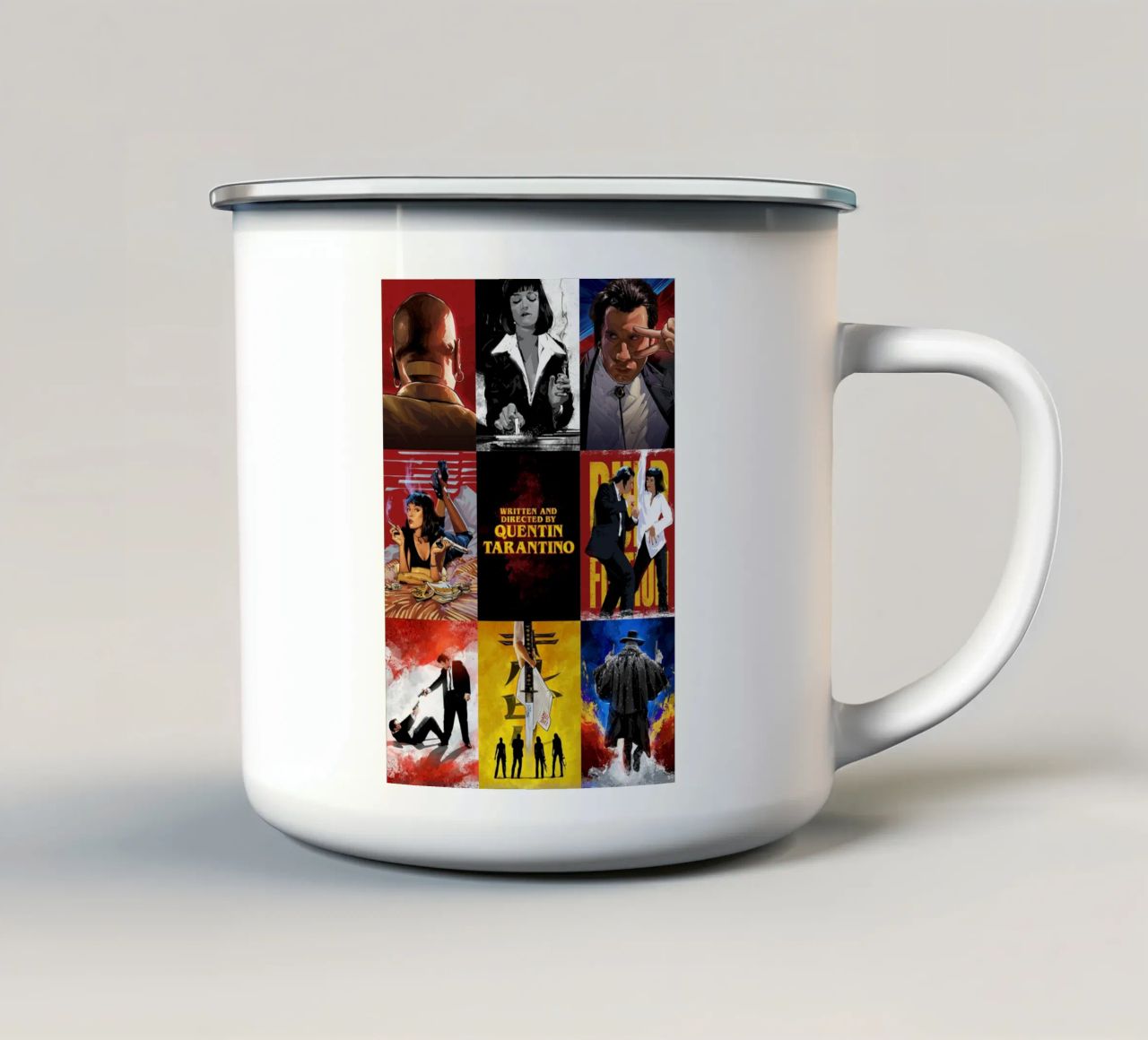 Written And Directed Emaille Tasse von nabakumov