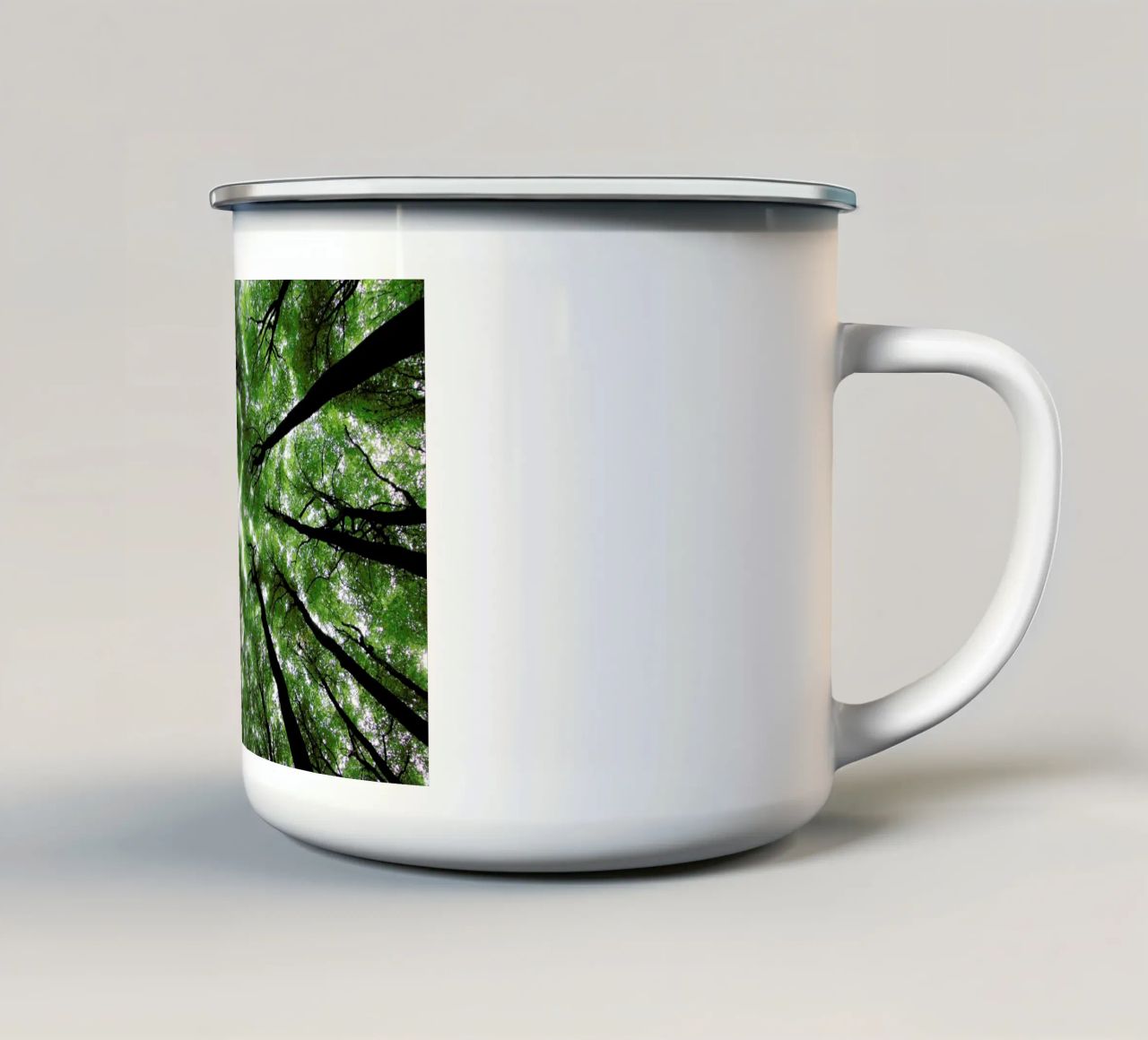 Beechwood tazza in smalto da Marc Gruninger