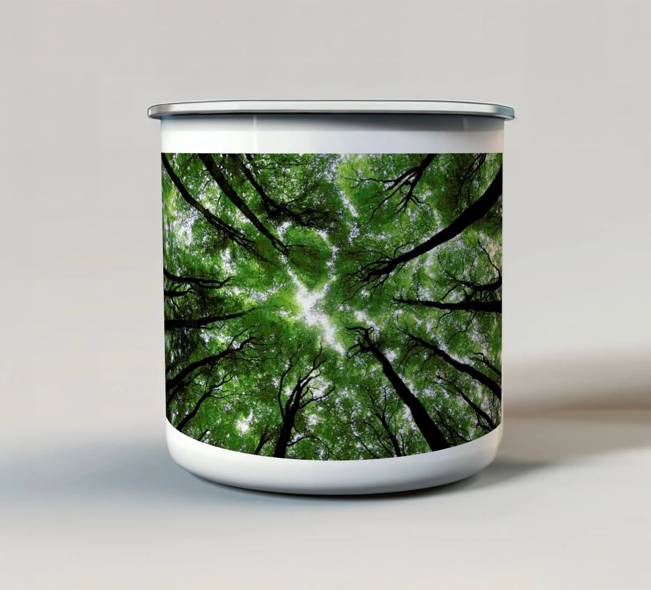 Beechwood tazza in smalto da Marc Gruninger
