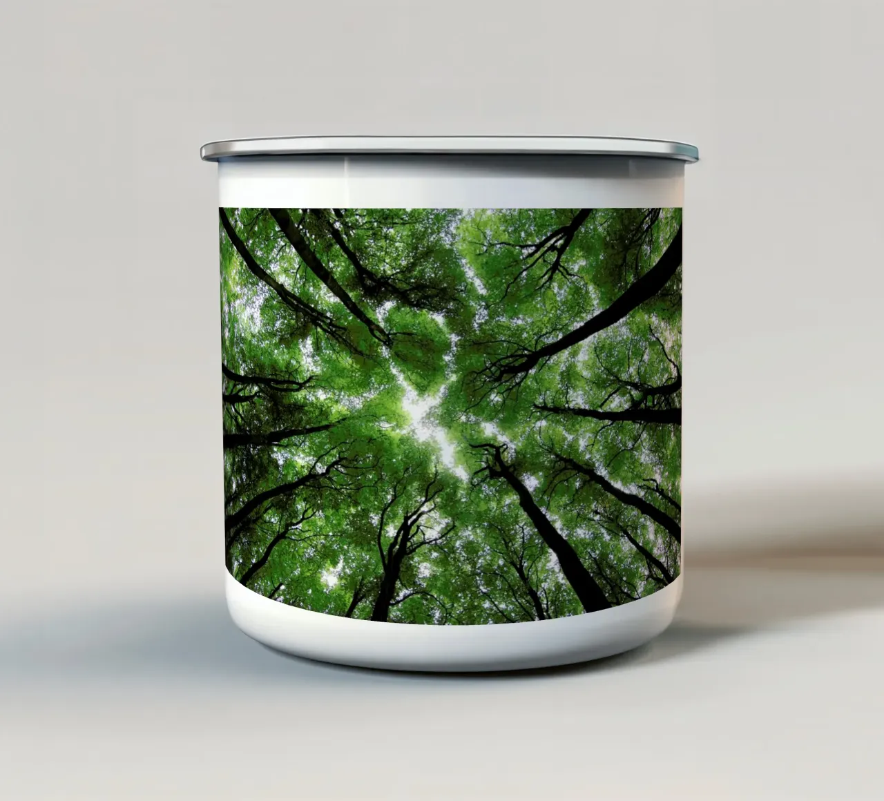 Beechwood tazza in smalto da Marc Gruninger