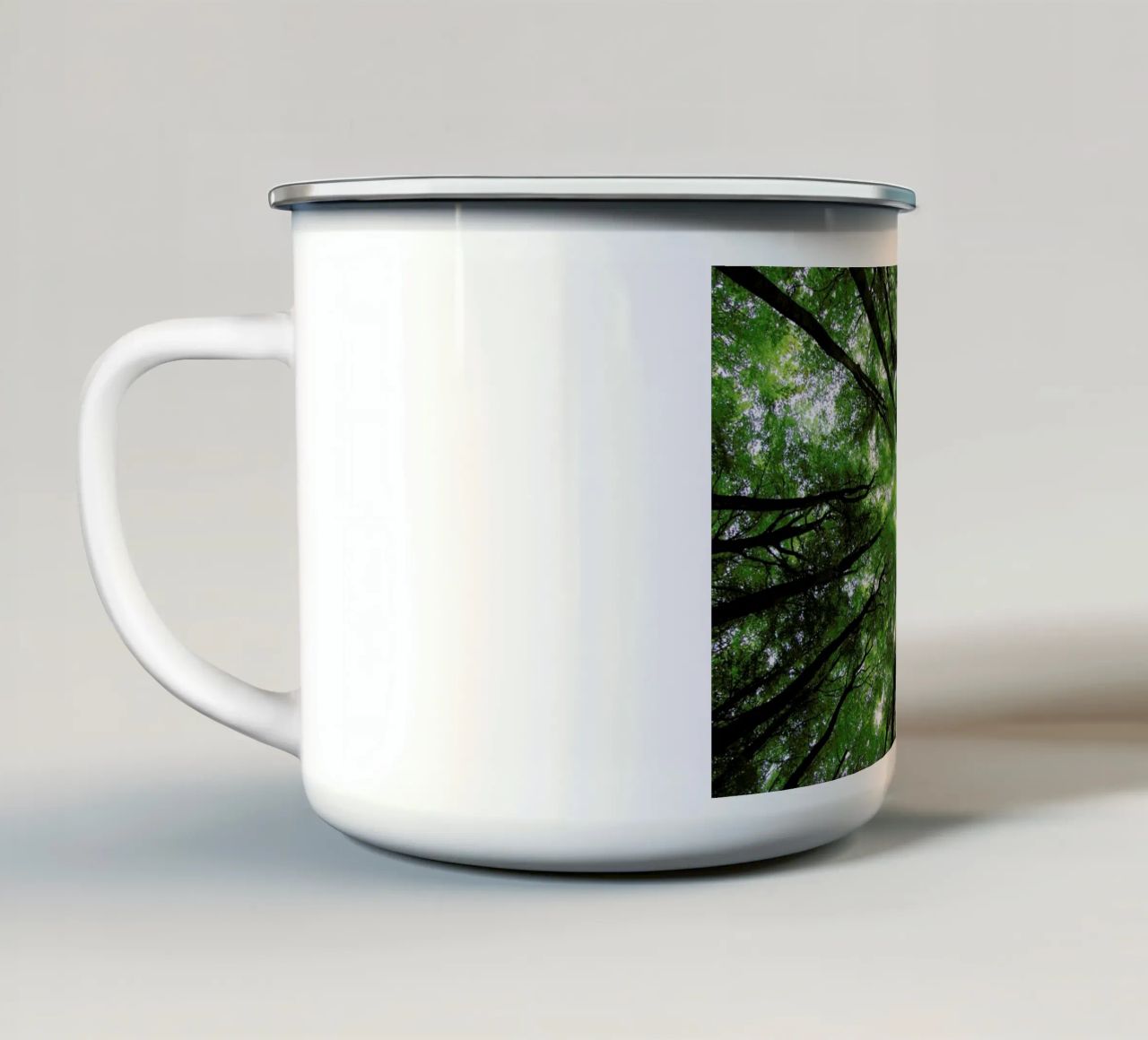Beechwood tazza in smalto da Marc Gruninger