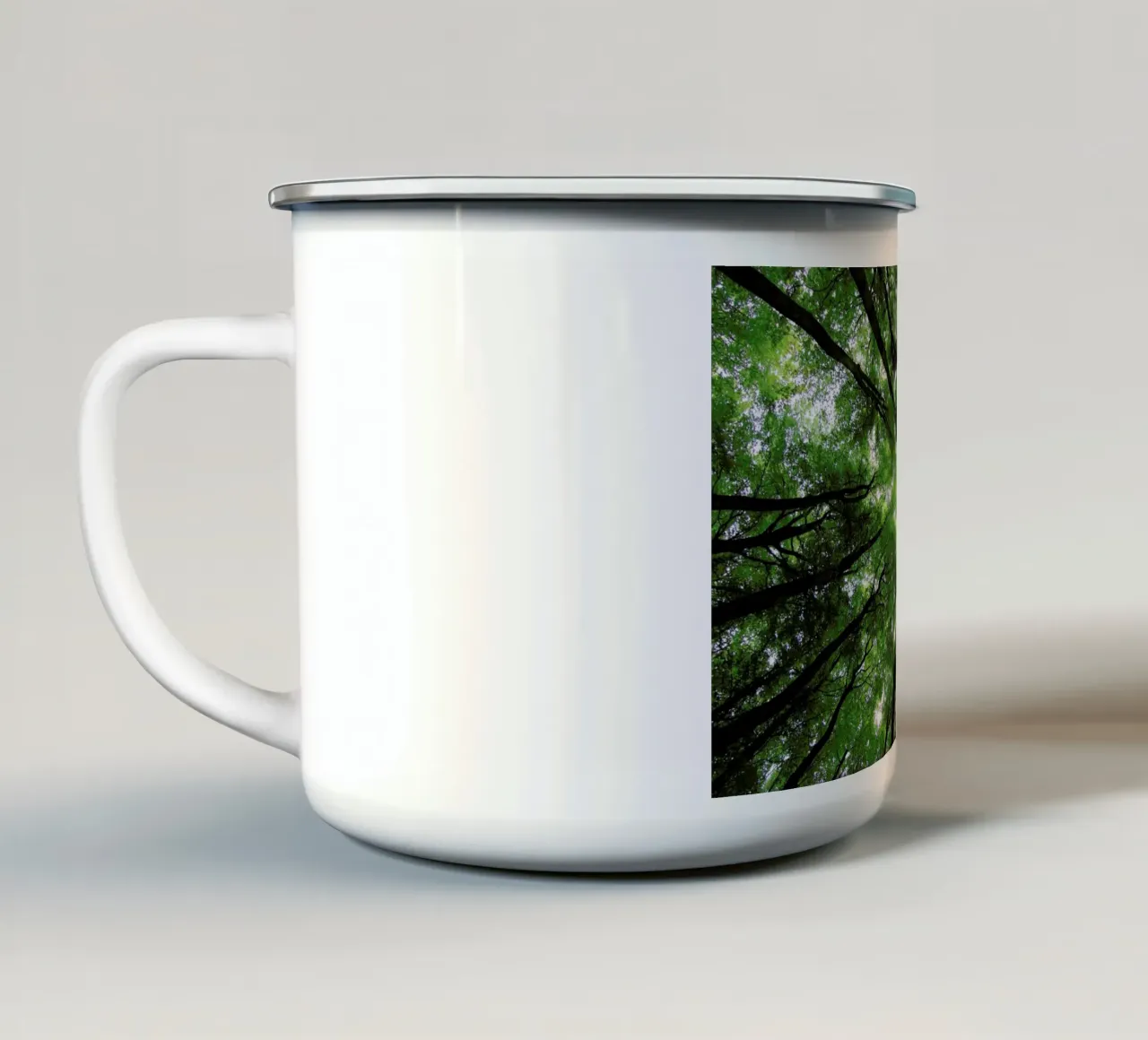 Beechwood tazza in smalto da Marc Gruninger