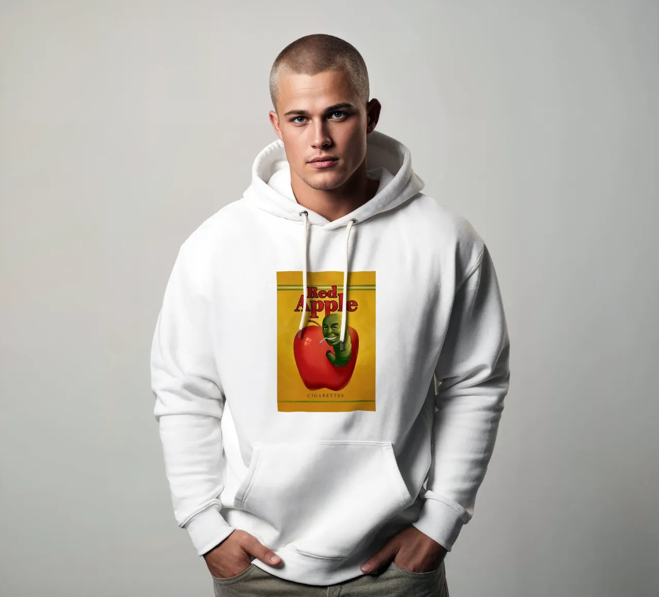 Red Apple Cigarettes felpa con cappuccio da nabakumov