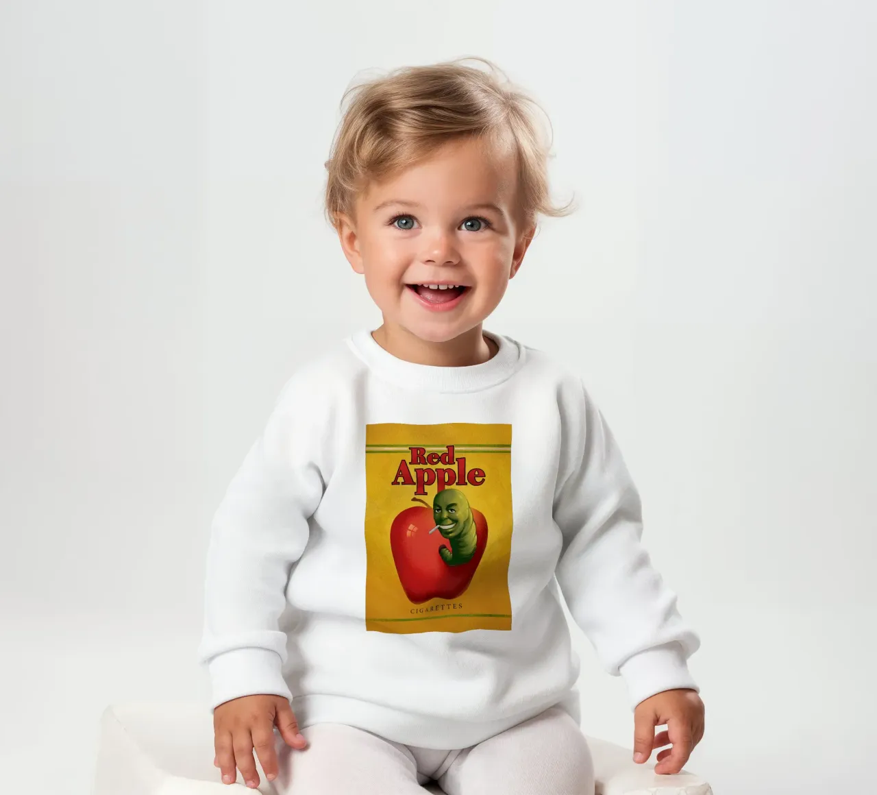 Red Apple Cigarettes felpa neonato da nabakumov