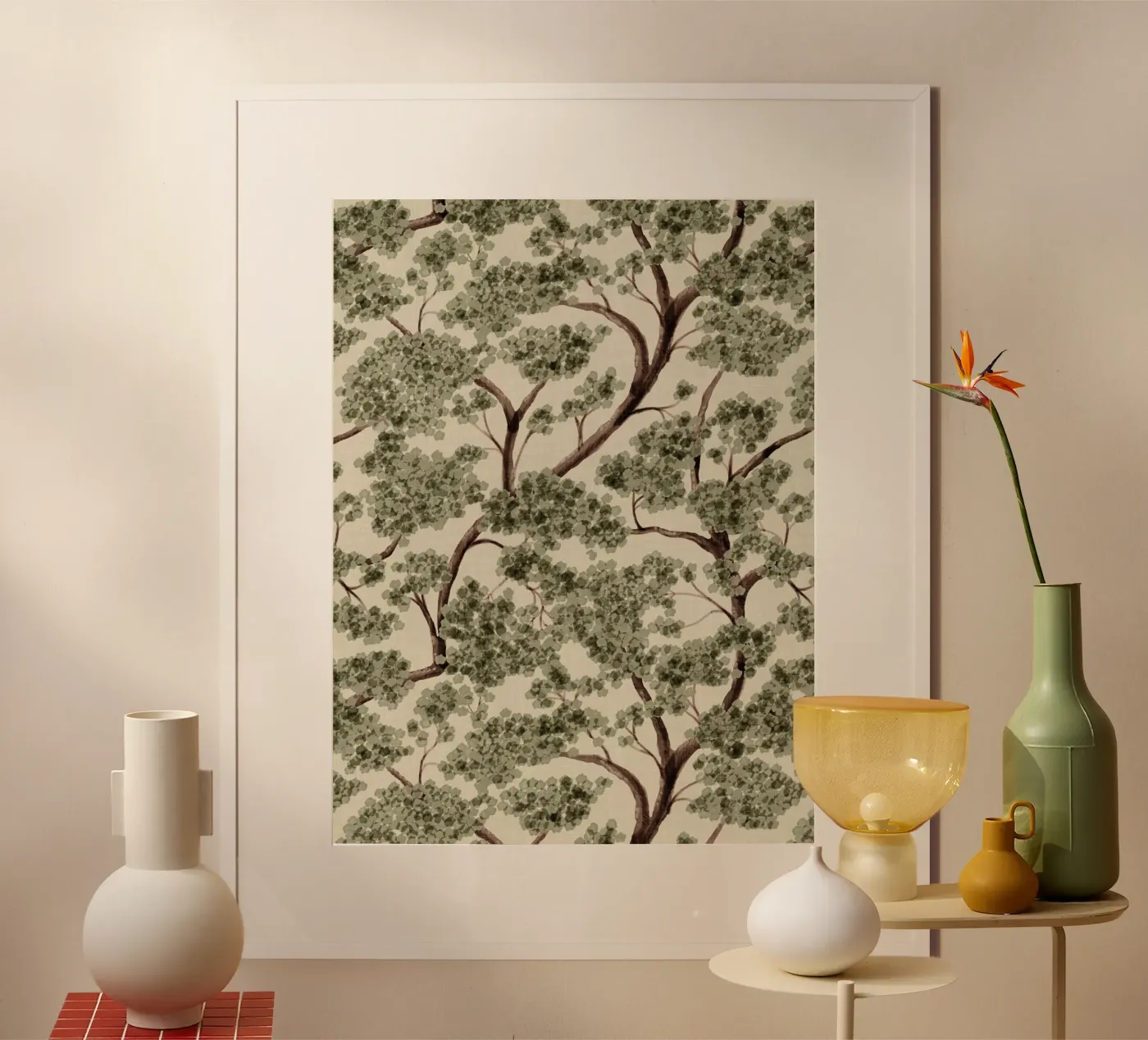 Never Ending Trailing Tree - Summer poster da DesigndN Botanical