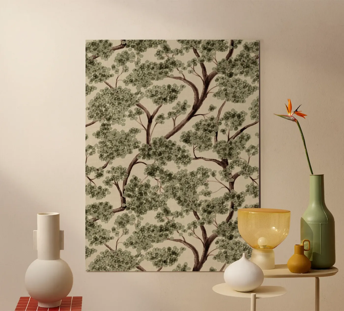 Never Ending Trailing Tree - Summer poster da DesigndN Botanical