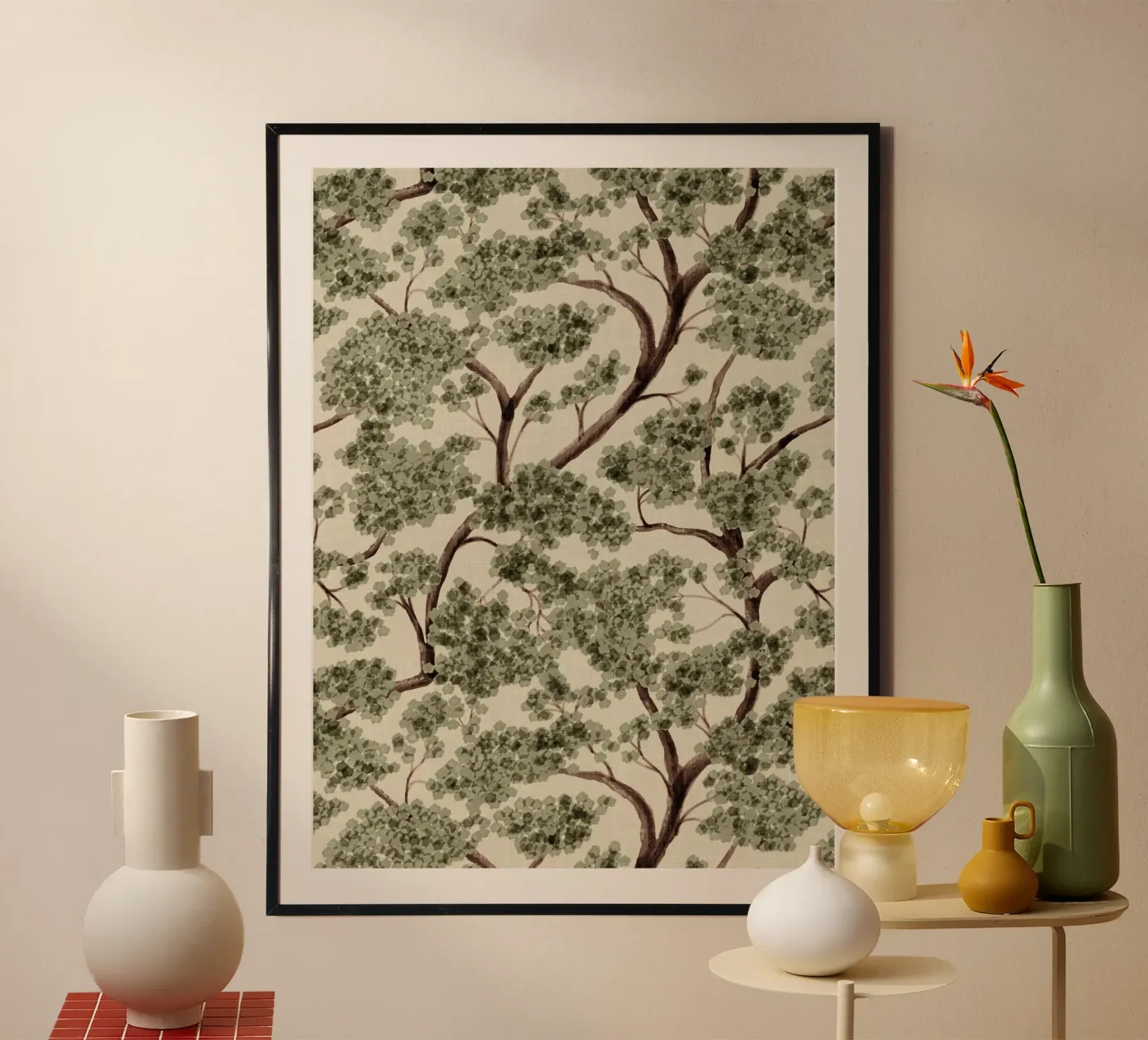 Never Ending Trailing Tree - Summer poster da DesigndN Botanical