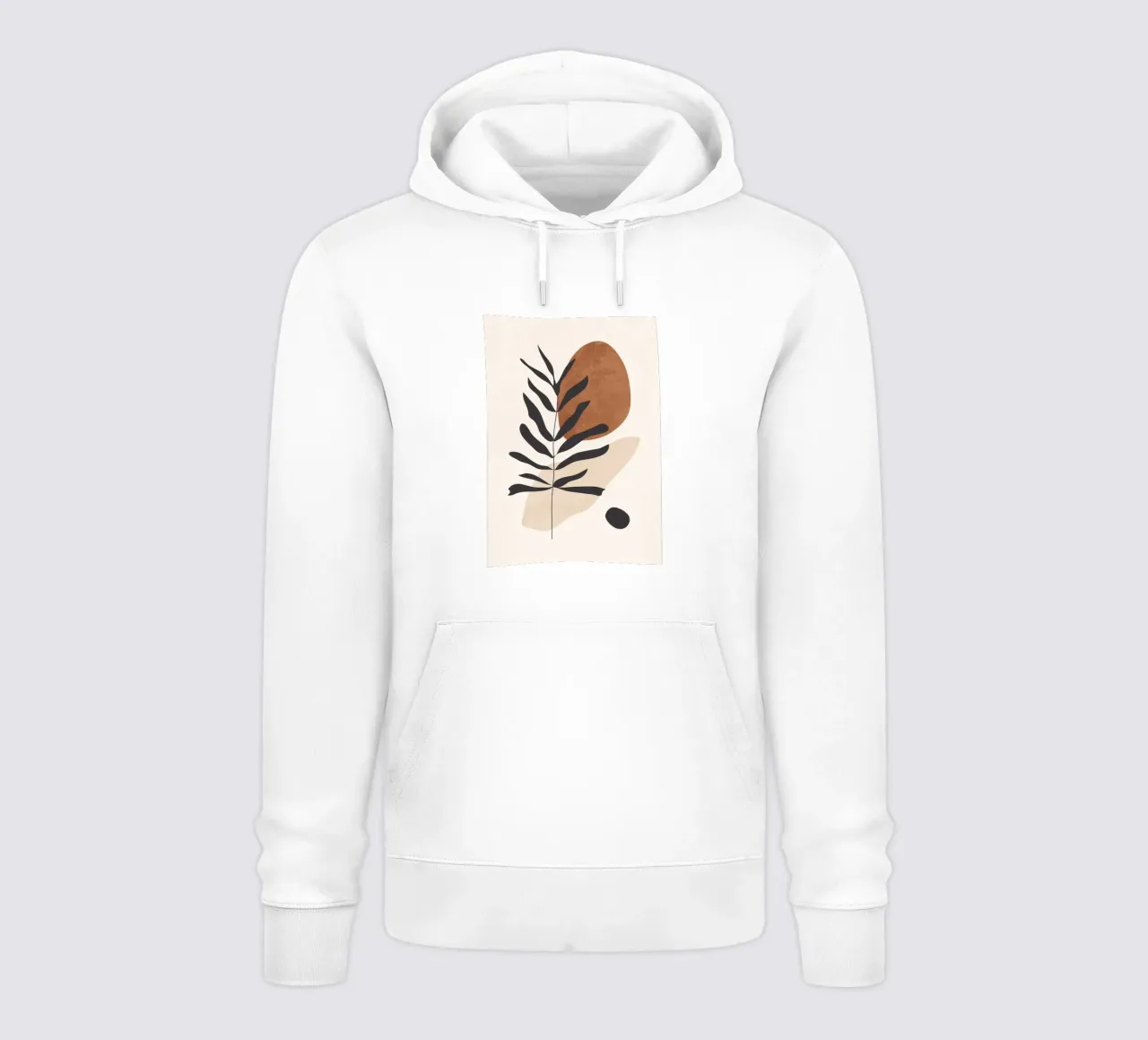 Arte astratta Pianta minimale 12 felpa con cappuccio da ThingDesign