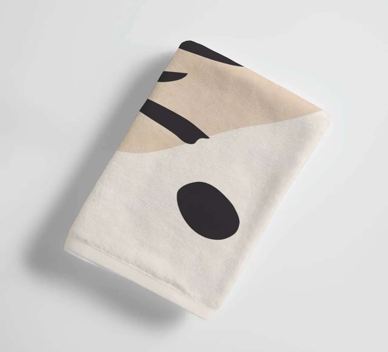 Abstract Art Minimal Plant 12 towel by ThingDesign