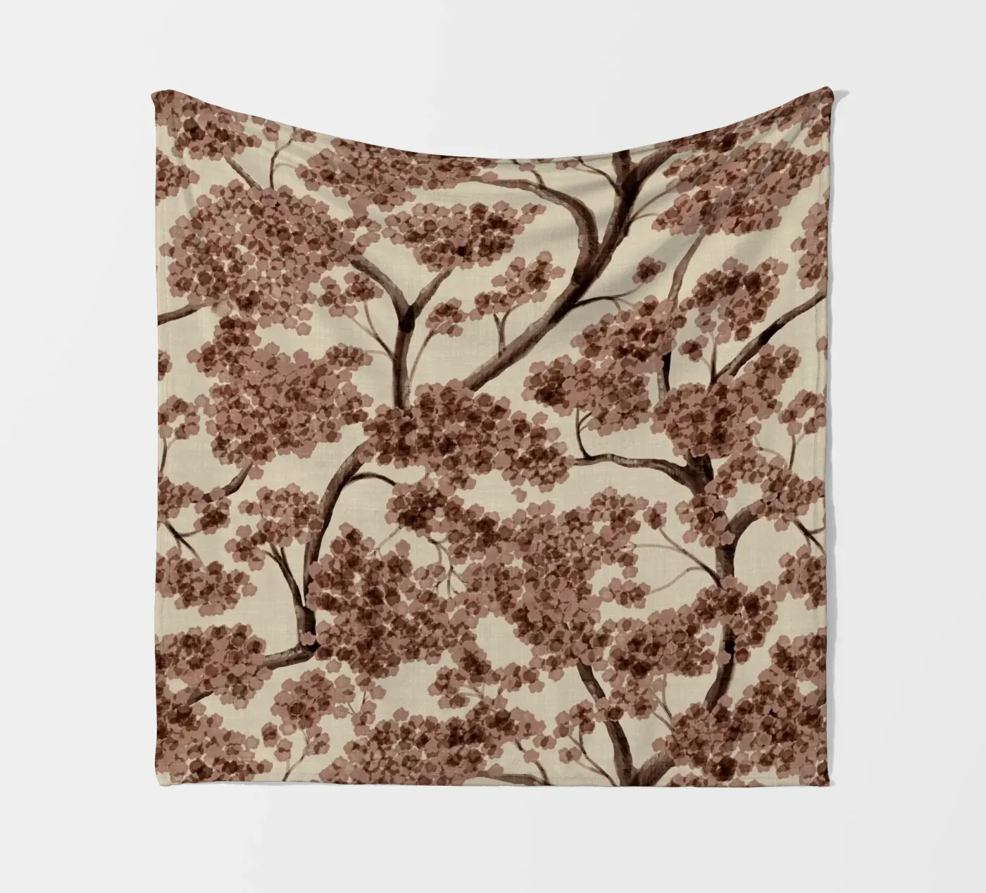 Never Ending Trailing Tree - Fall Fleecedecke von DesigndN Botanical