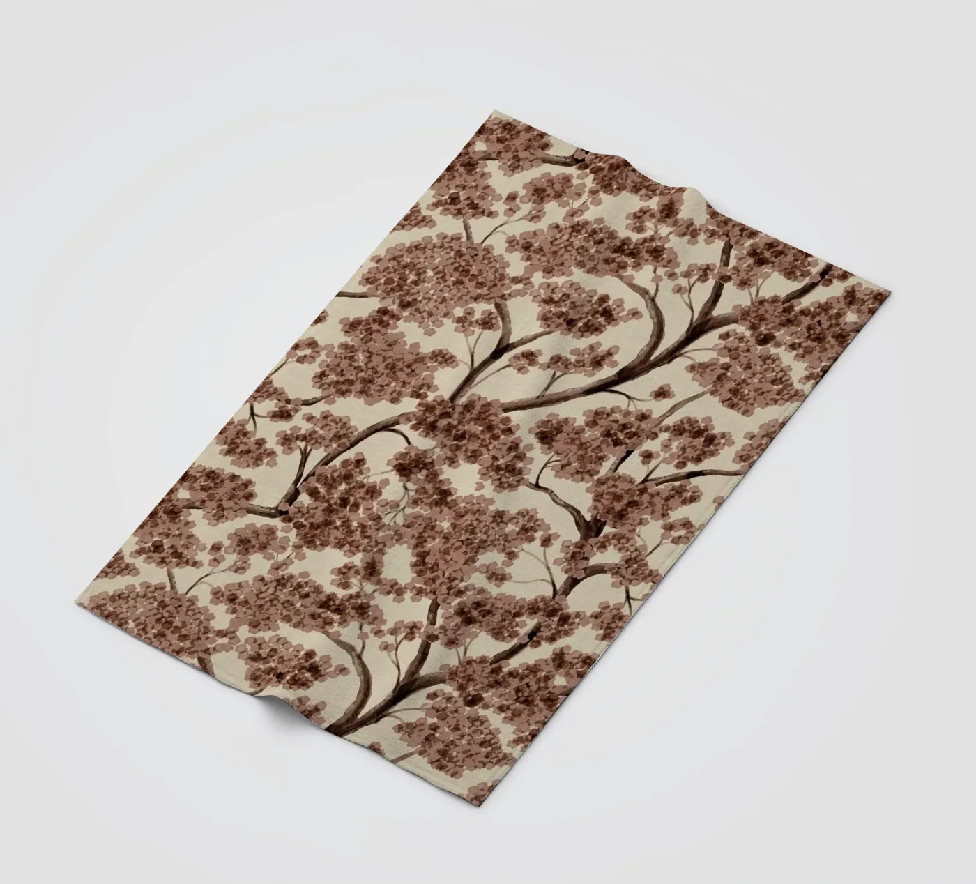 Never Ending Trailing Tree - Fall Fleecedecke von DesigndN Botanical
