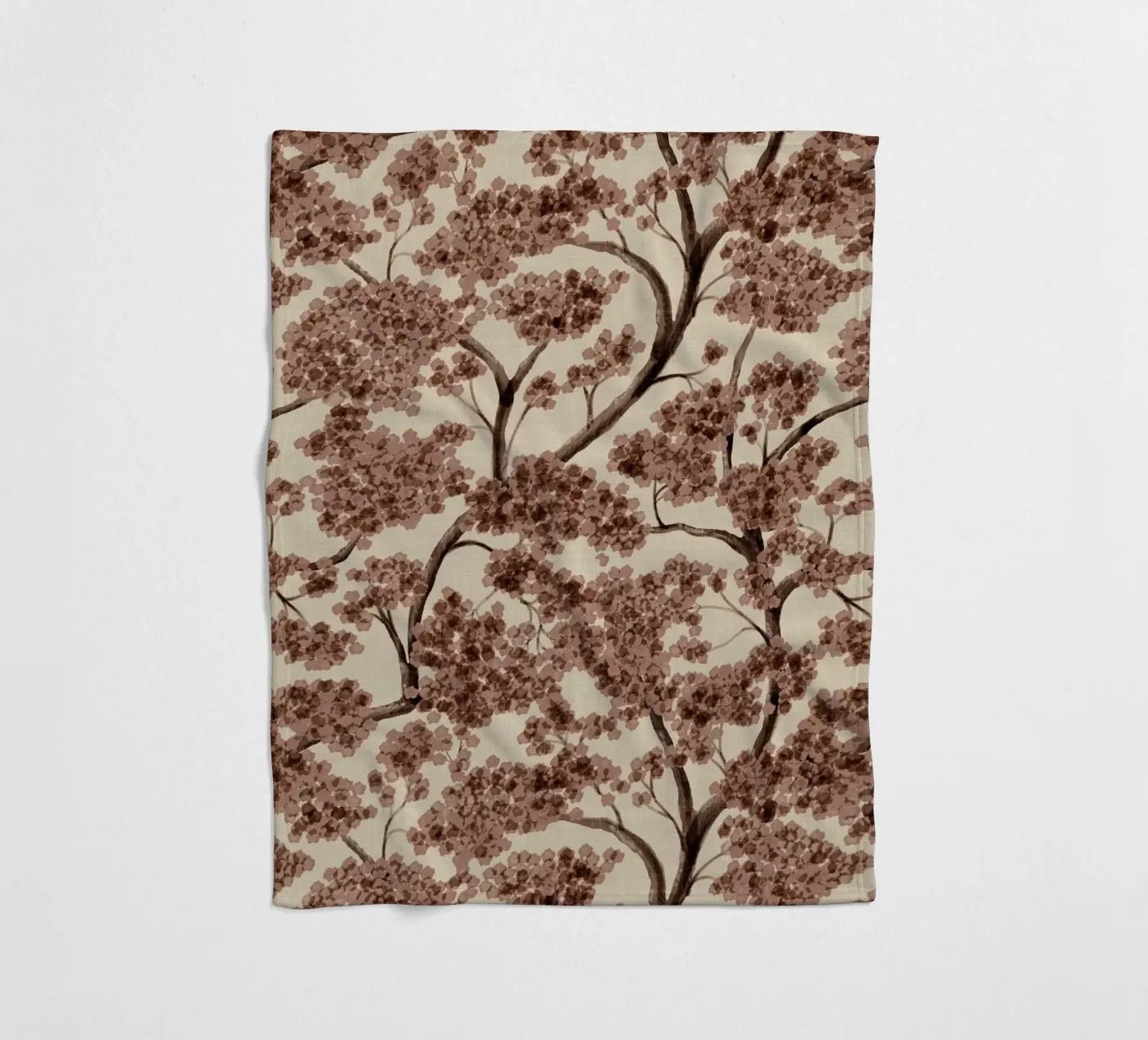 Never Ending Trailing Tree - Fall Fleecedecke von DesigndN Botanical