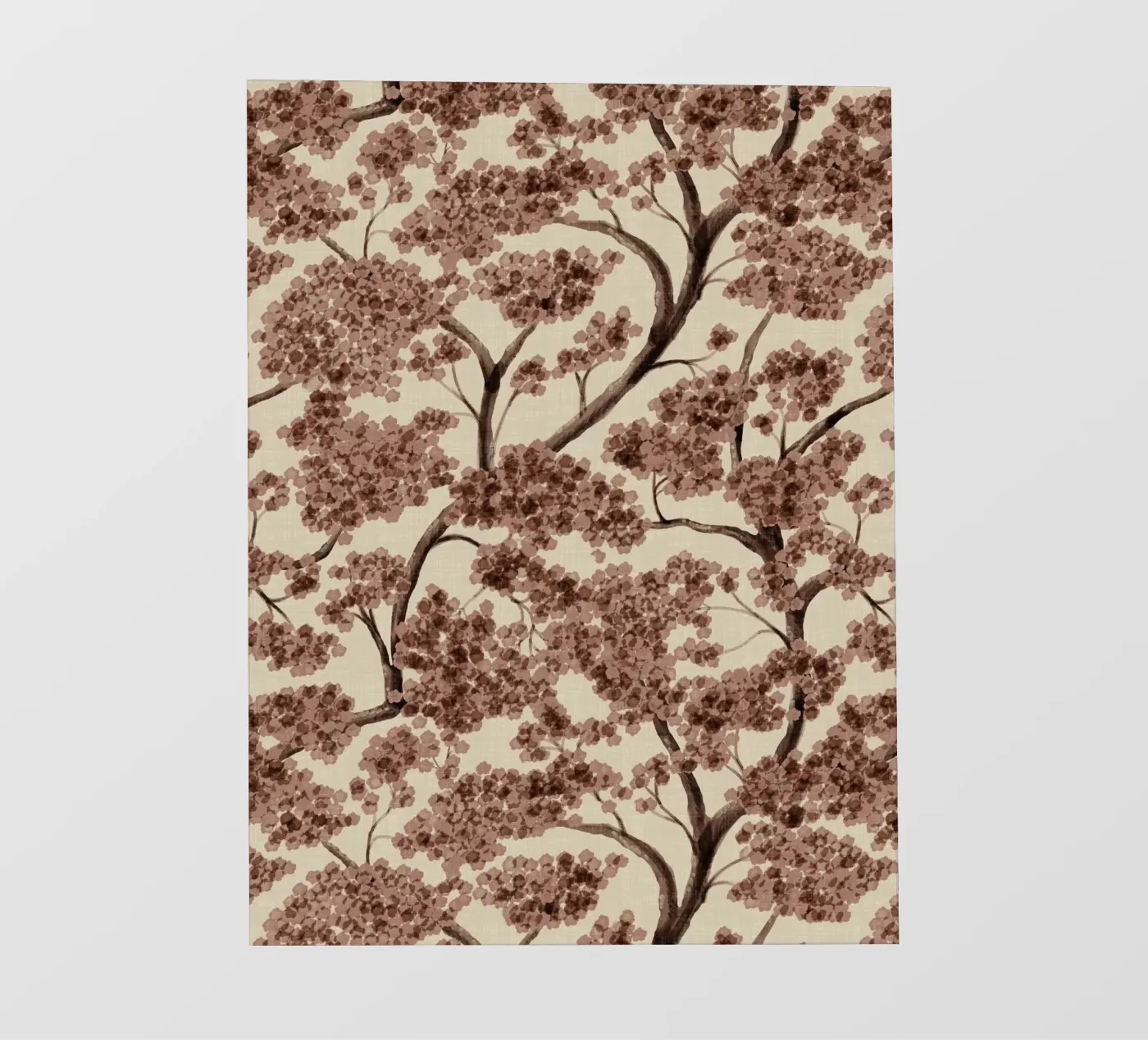 Never Ending Trailing Tree - Fall fotobehang van DesigndN Botanical