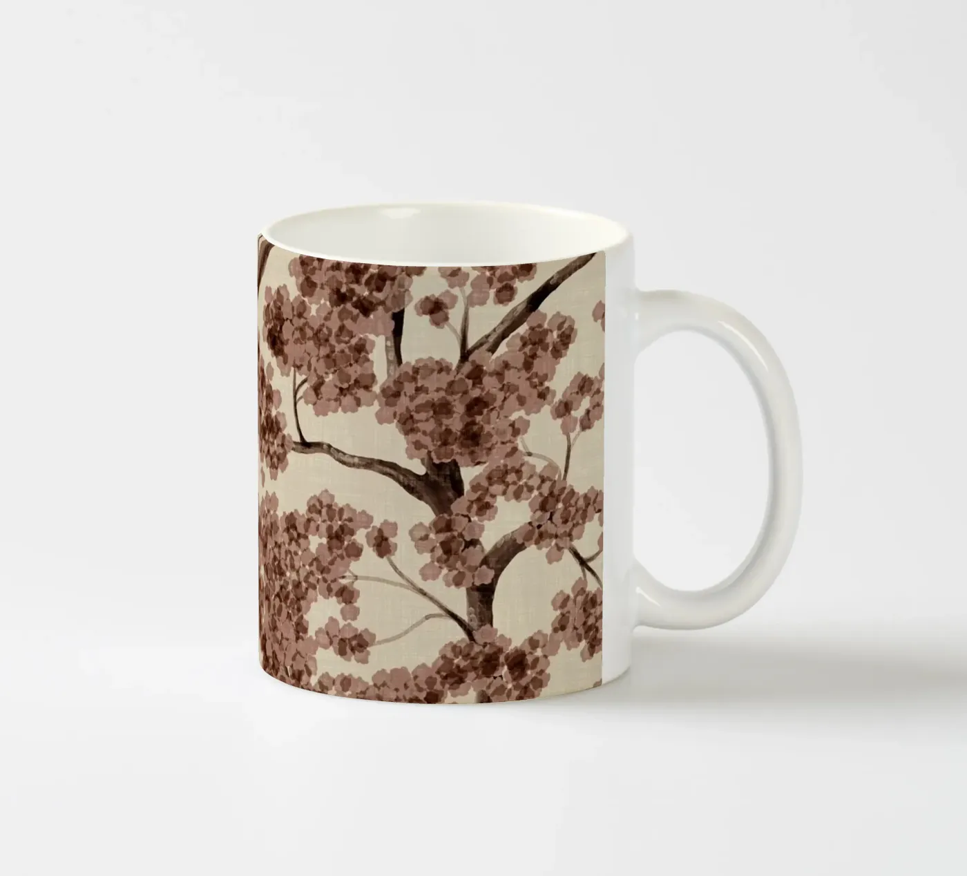 Never Ending Trailing Tree - Fall ceramic mug by DesigndN Botanical