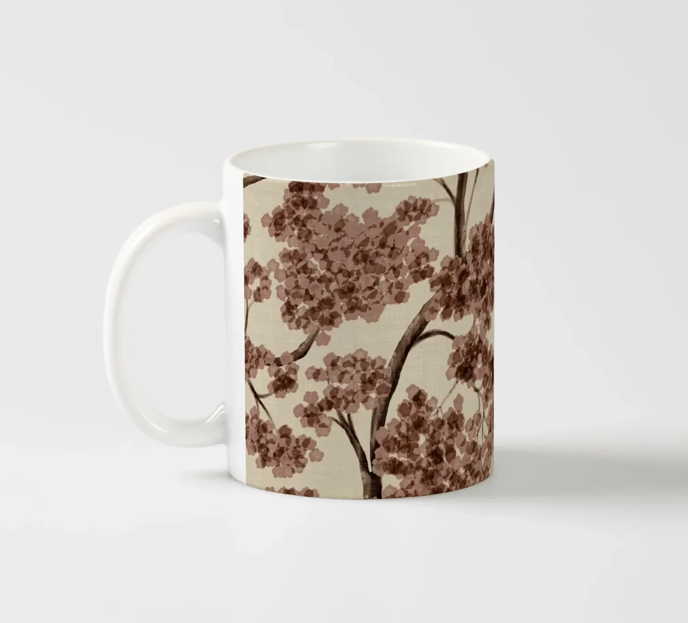 Never Ending Trailing Tree - Fall ceramic mug by DesigndN Botanical