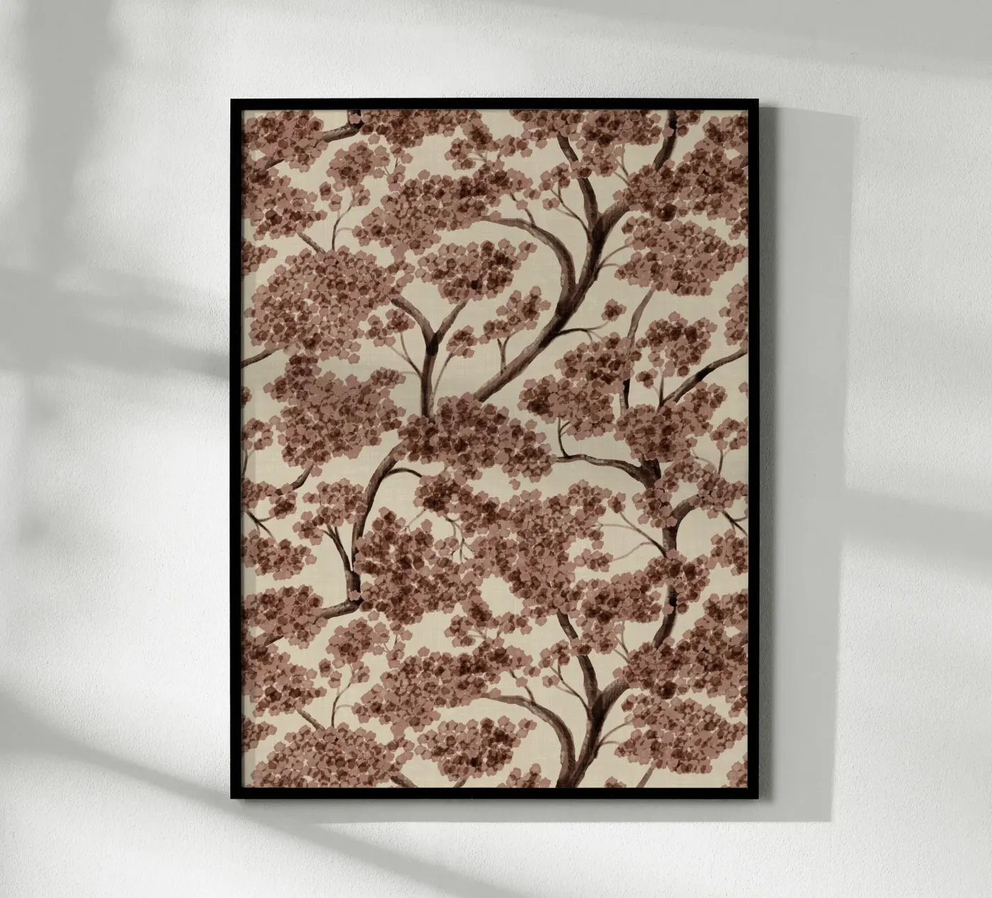 Never Ending Trailing Tree - Fall poster van DesigndN Botanical
