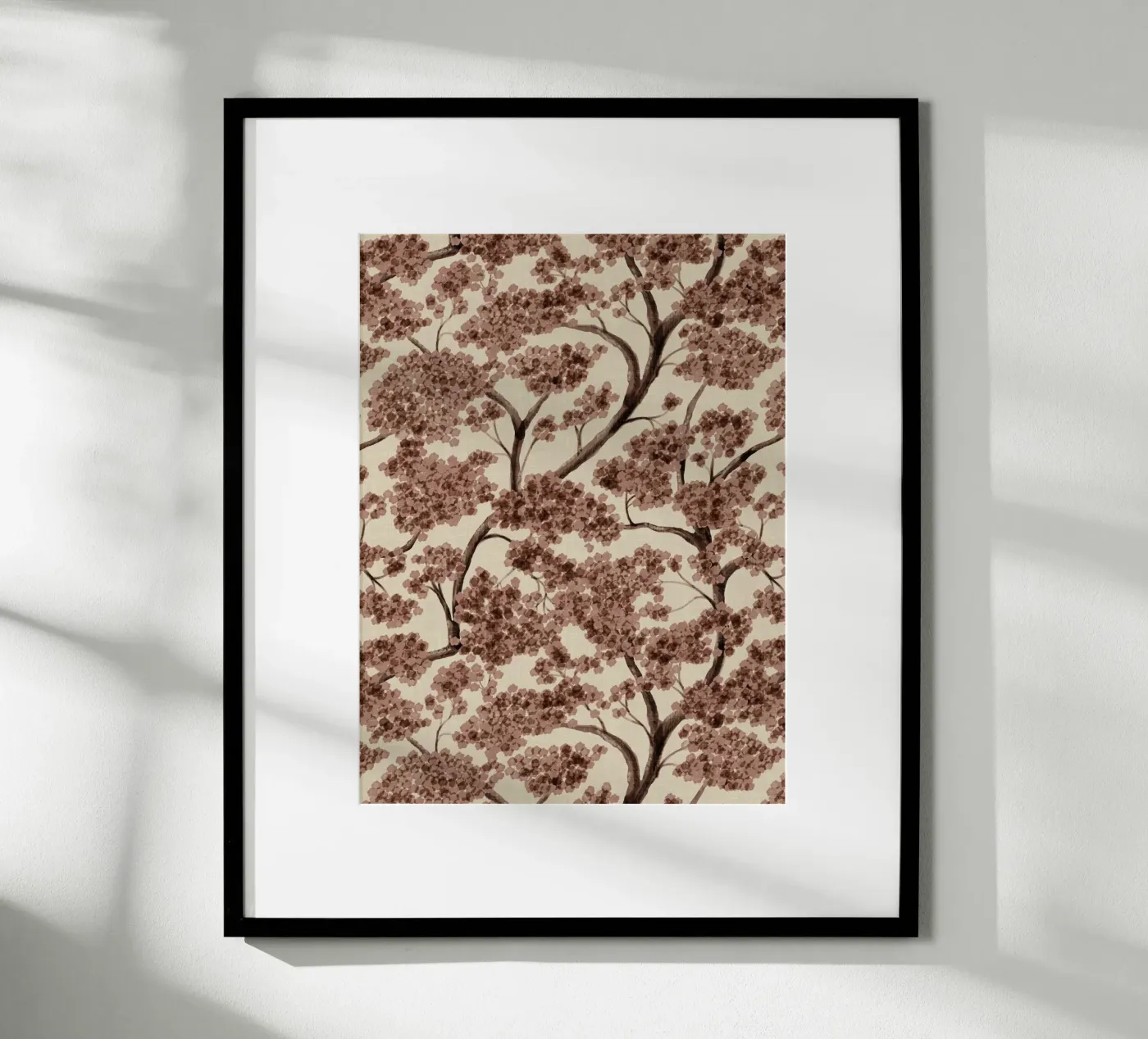 Never Ending Trailing Tree - Fall poster van DesigndN Botanical