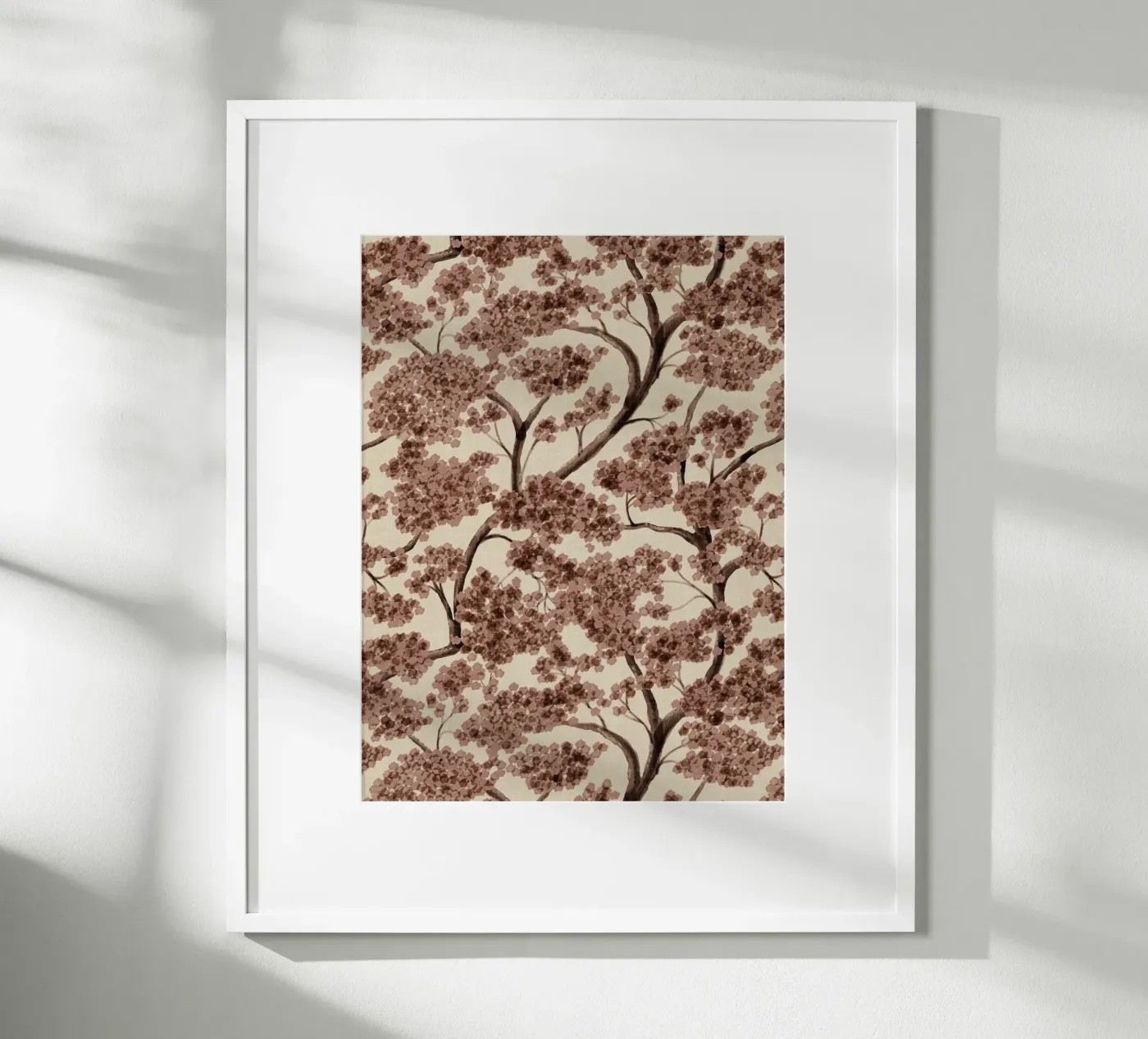 Never Ending Trailing Tree - Fall poster van DesigndN Botanical
