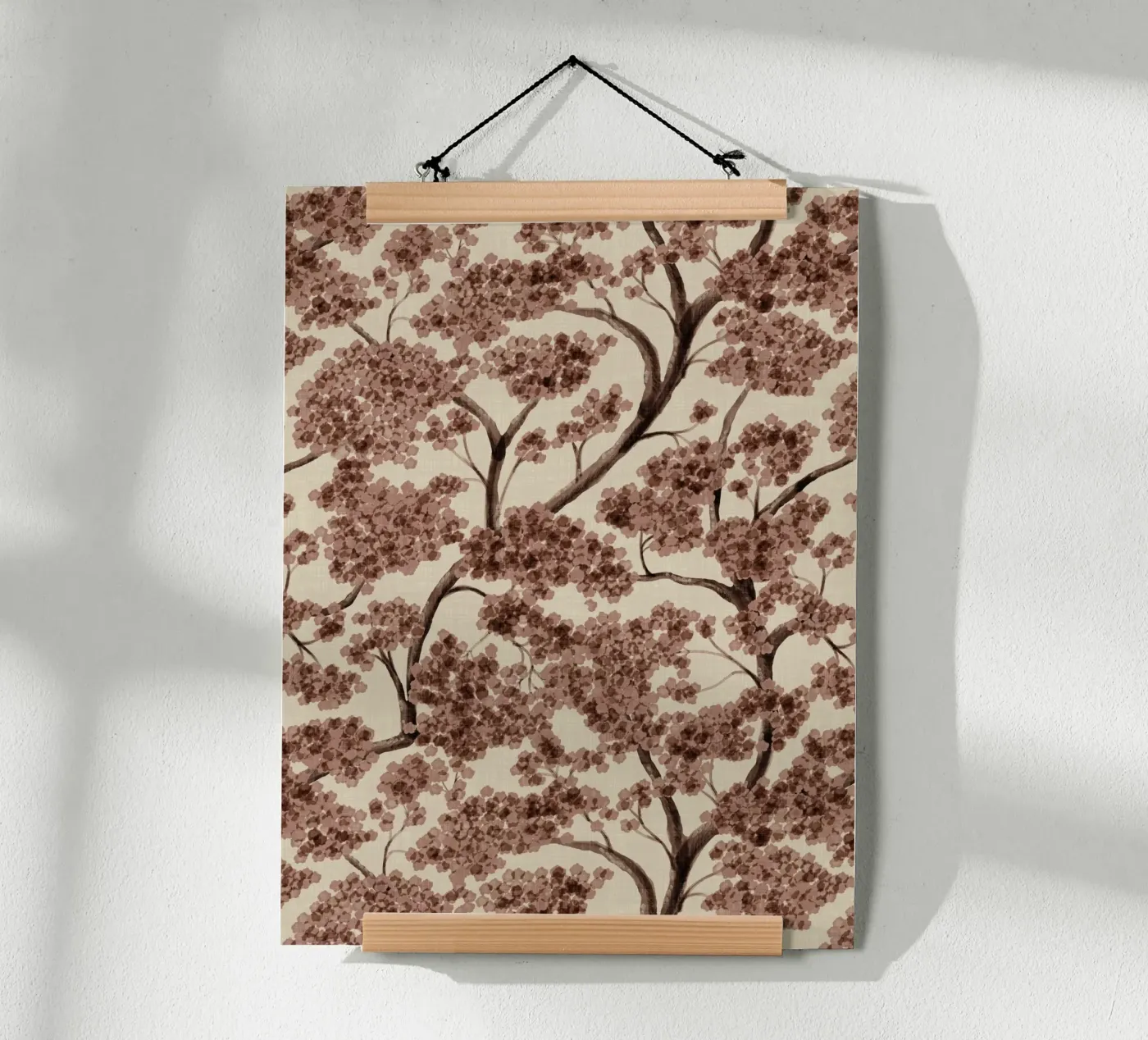 Never Ending Trailing Tree - Fall poster van DesigndN Botanical