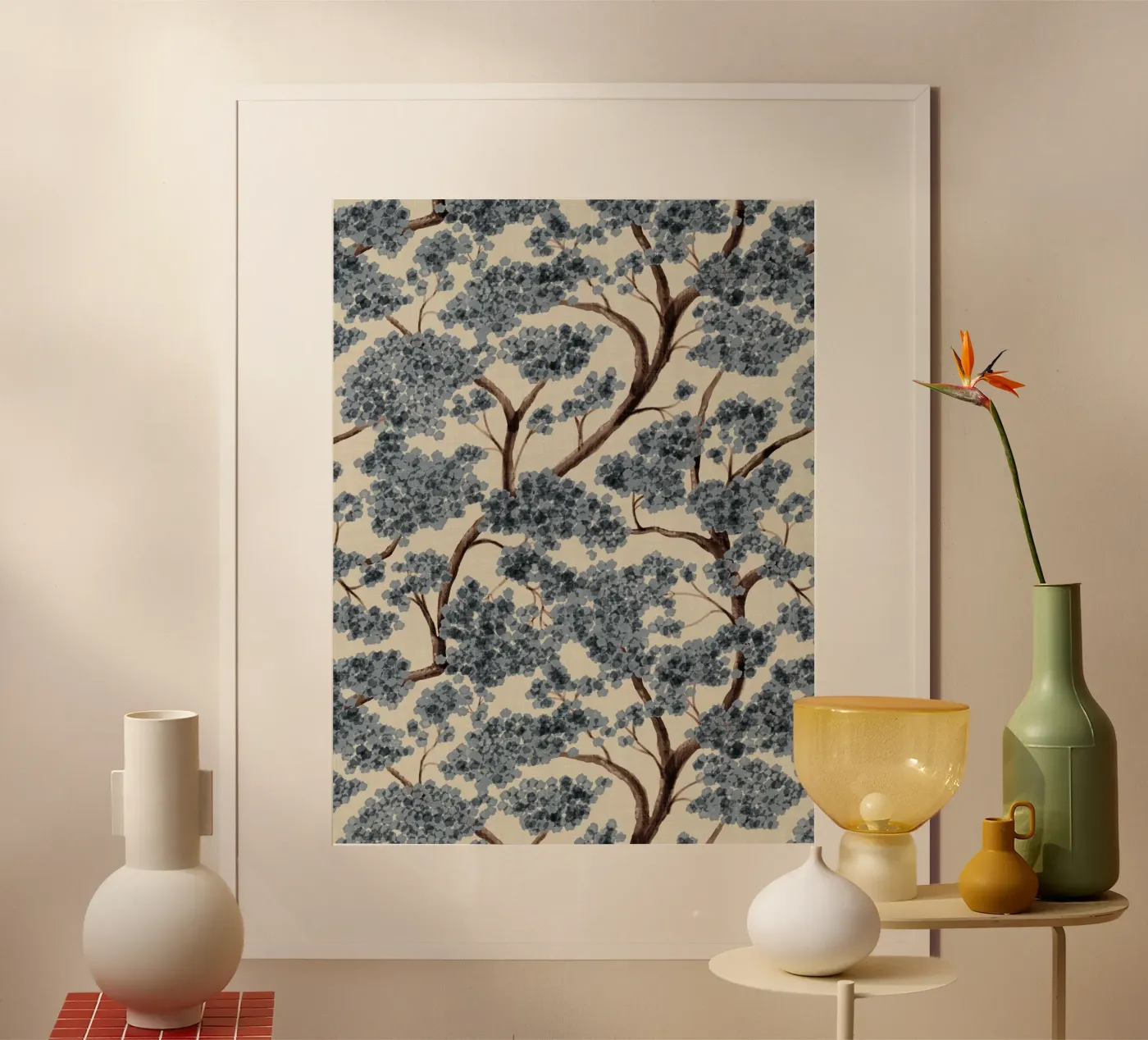 Never Ending Trailing Tree - Winter poster da DesigndN Botanical