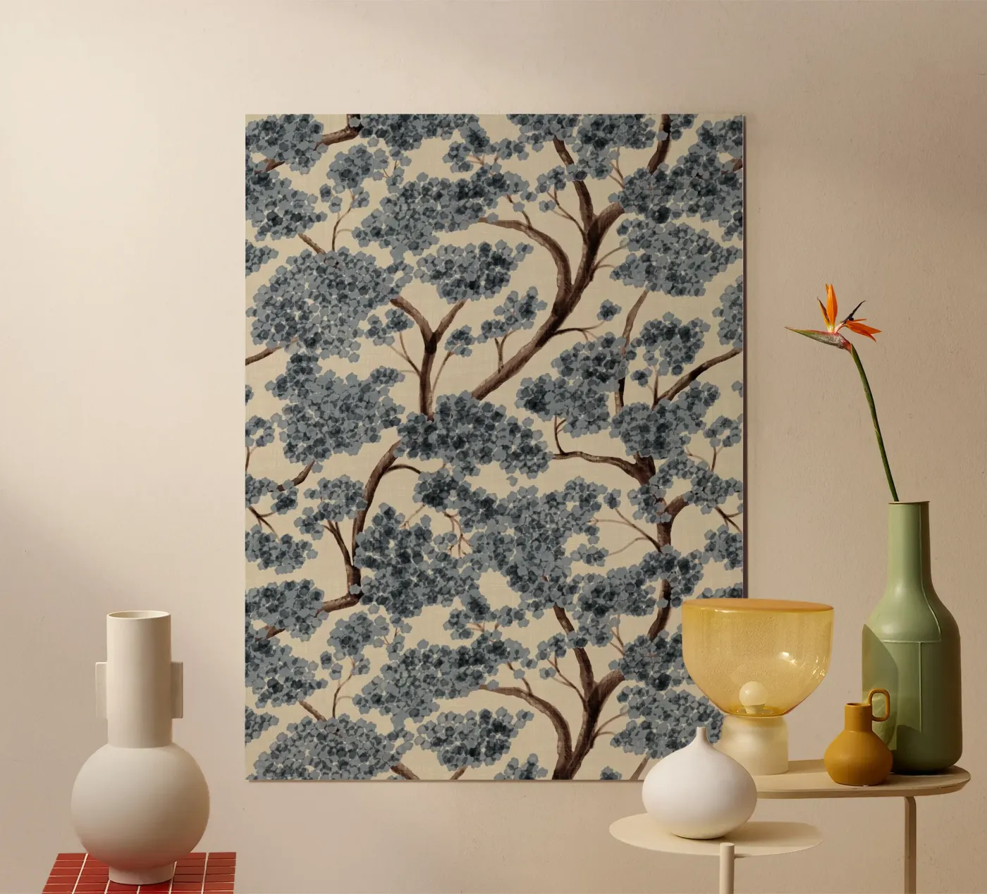 Never Ending Trailing Tree - Winter poster da DesigndN Botanical