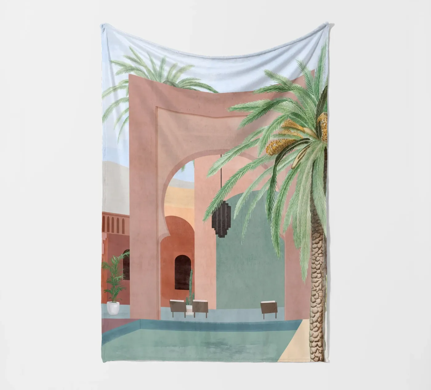 Piscine marocaine plaid polaire de ThingDesign