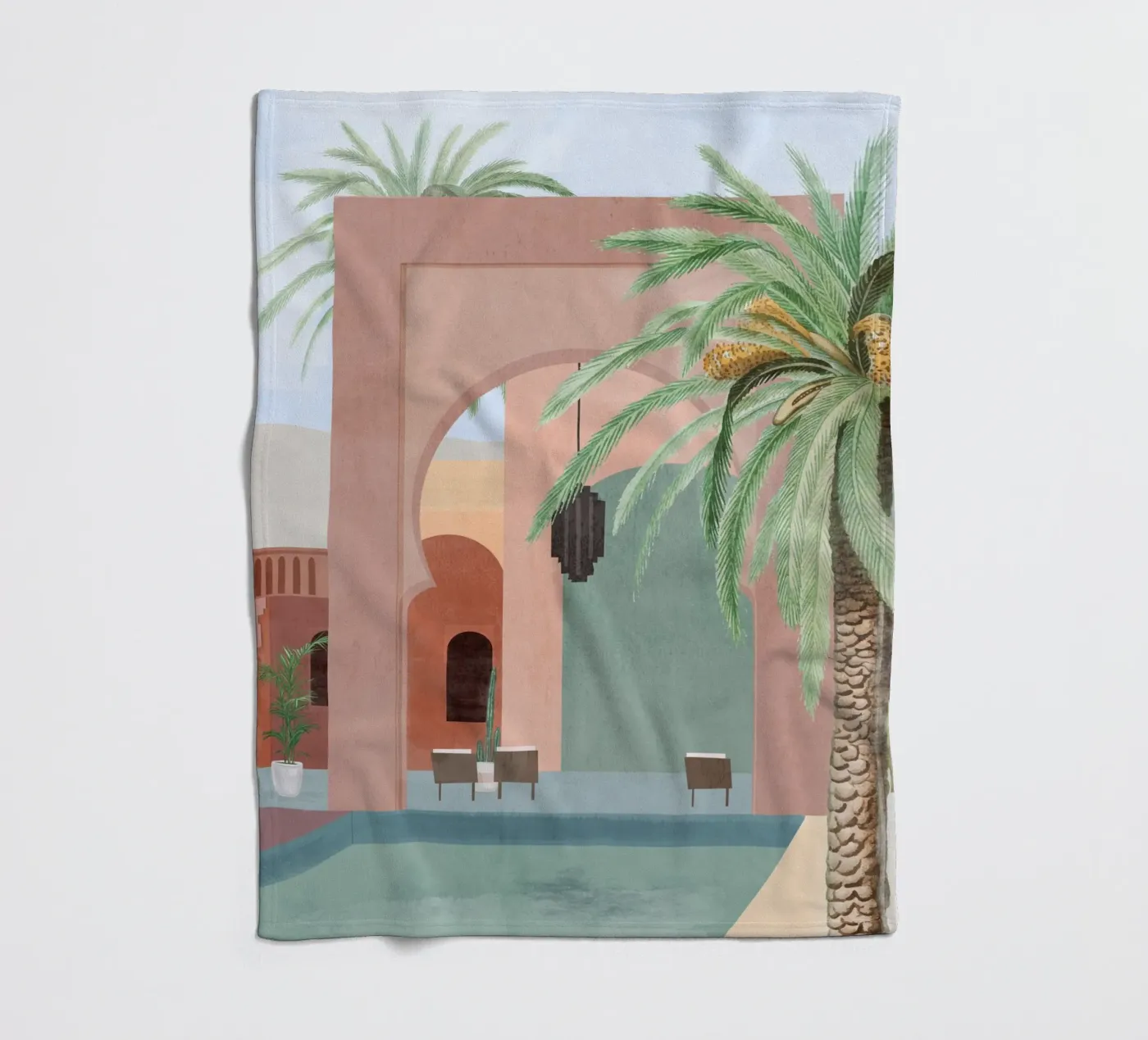 Piscine marocaine plaid polaire de ThingDesign