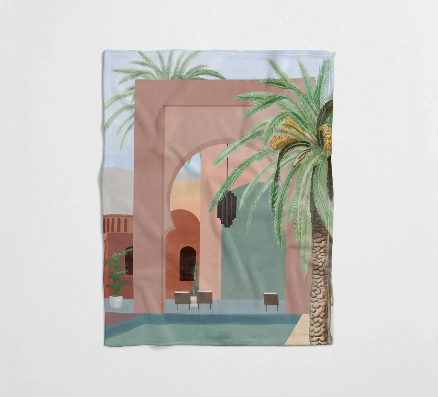 Piscine marocaine plaid polaire de ThingDesign