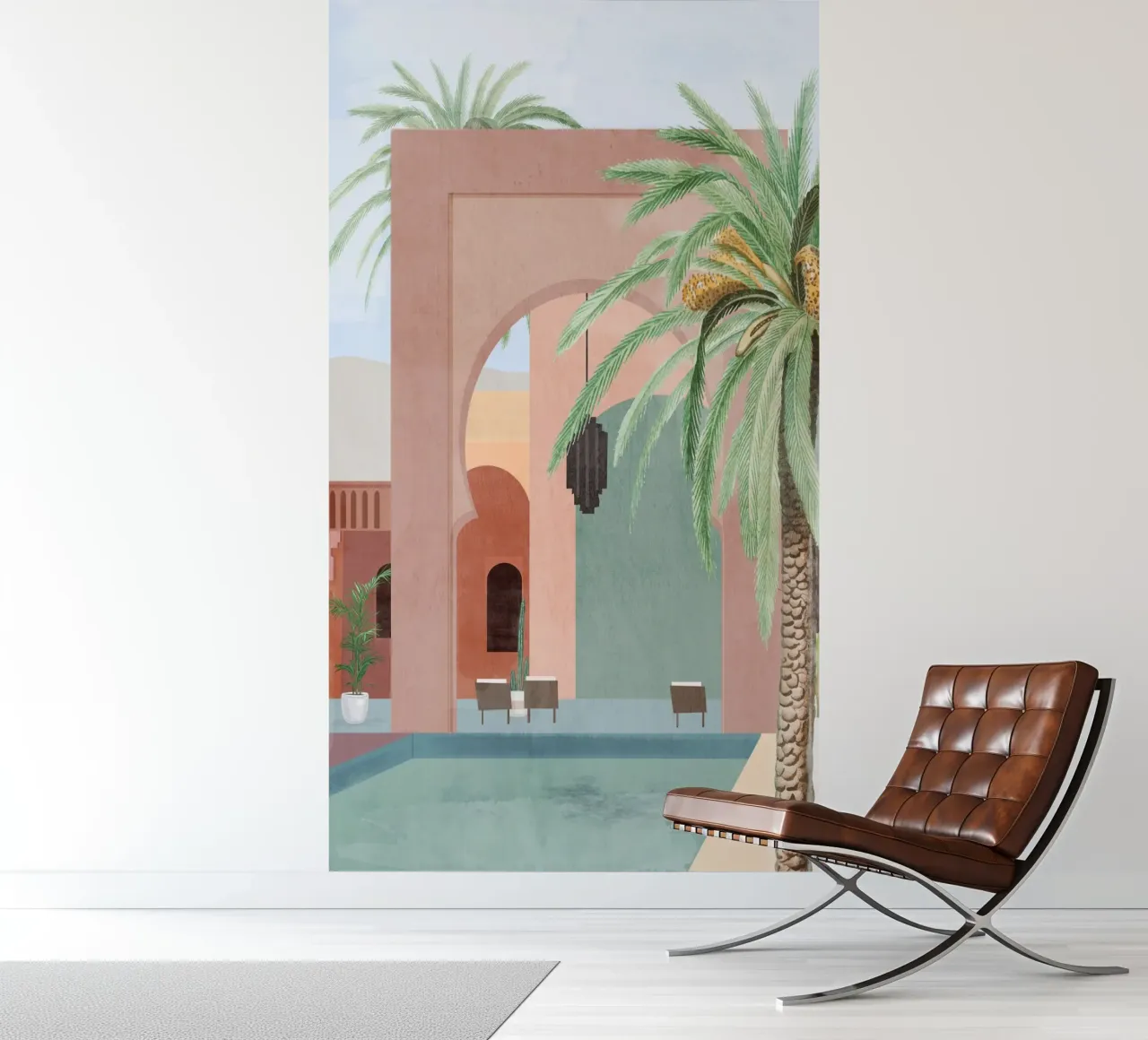 Moroccan Pool fotobehang van ThingDesign