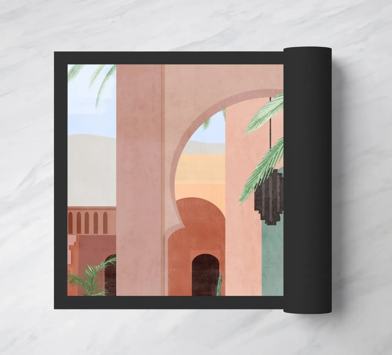 Moroccan Pool doormat by ThingDesign