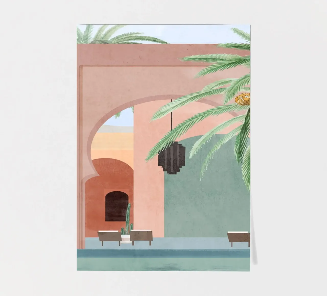 Moroccan Pool sticker sheet by ThingDesign