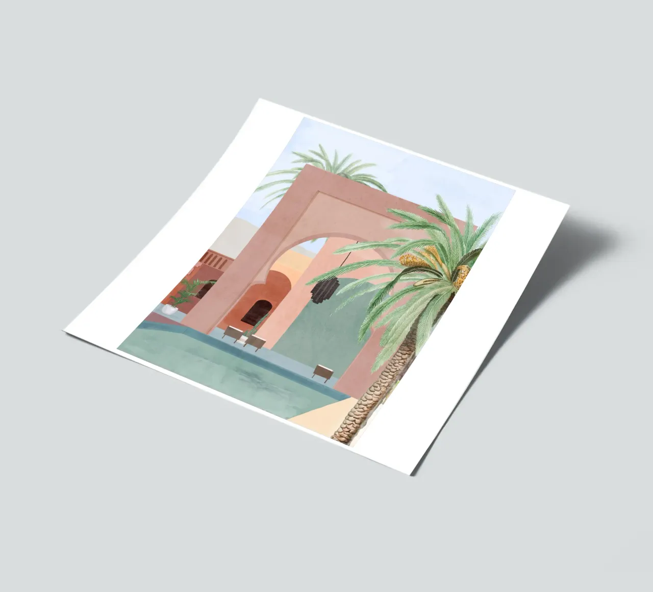 Moroccan Pool sticker sheet by ThingDesign