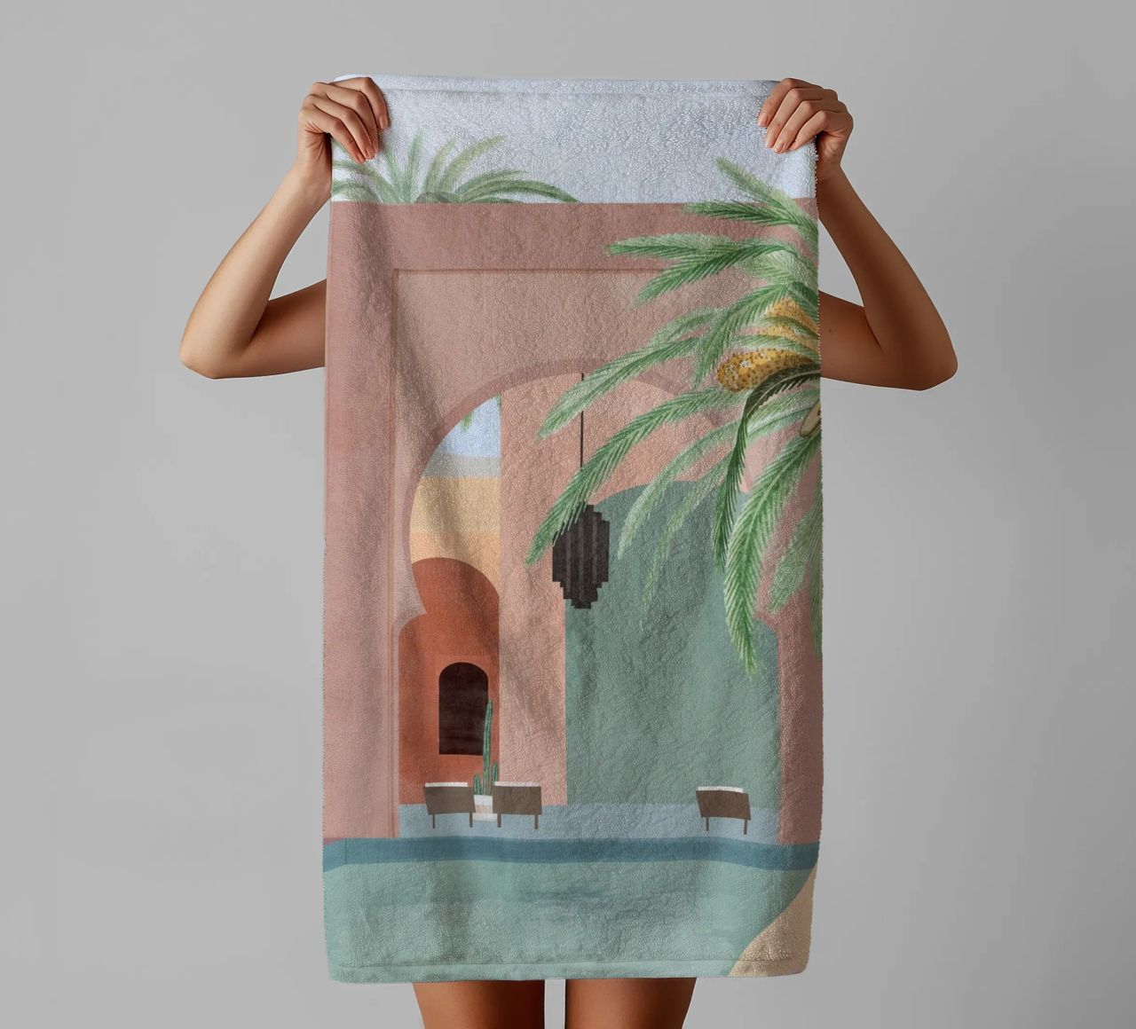 Moroccan Pool towel by ThingDesign