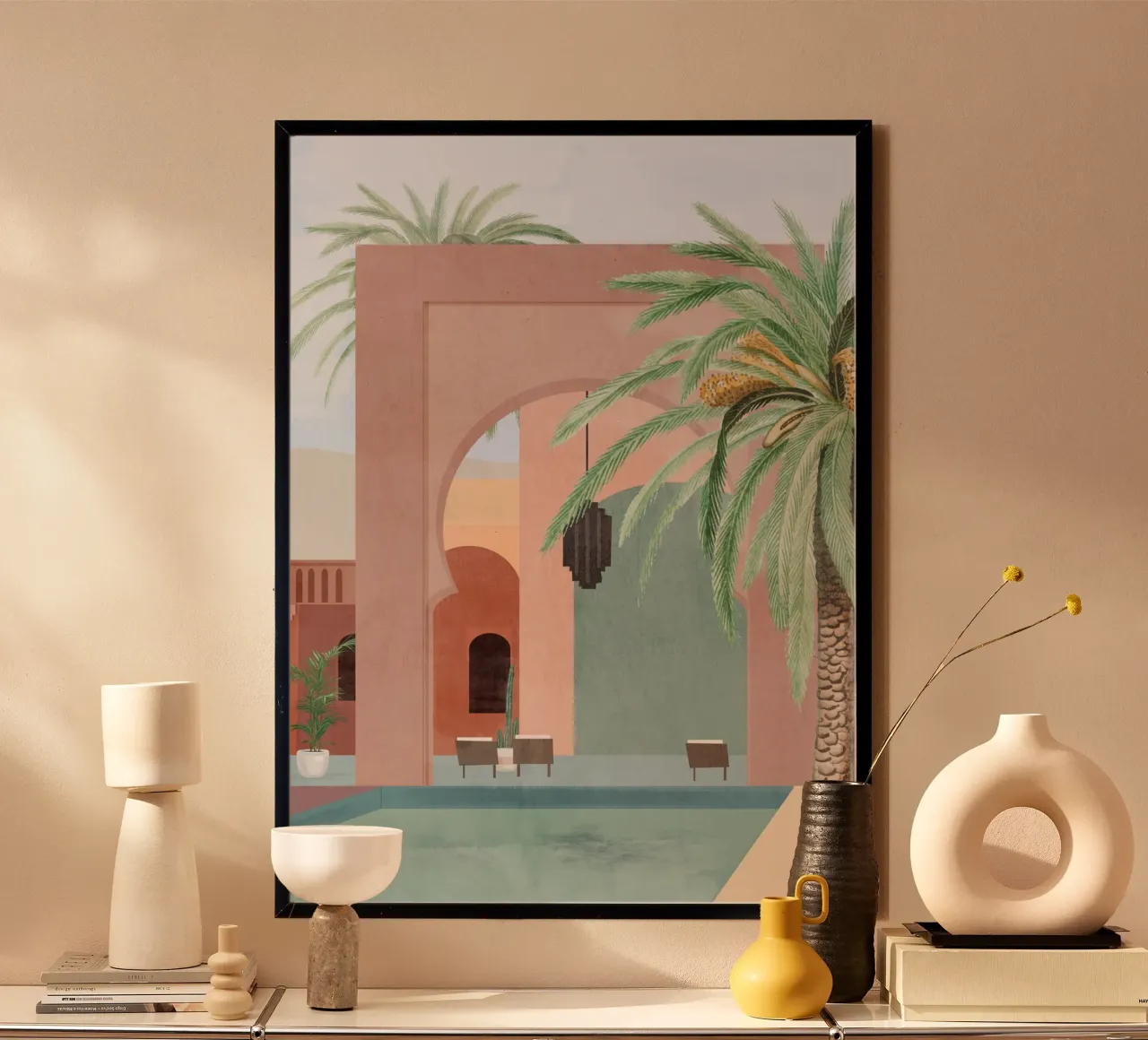 Moroccan Pool poster by ThingDesign