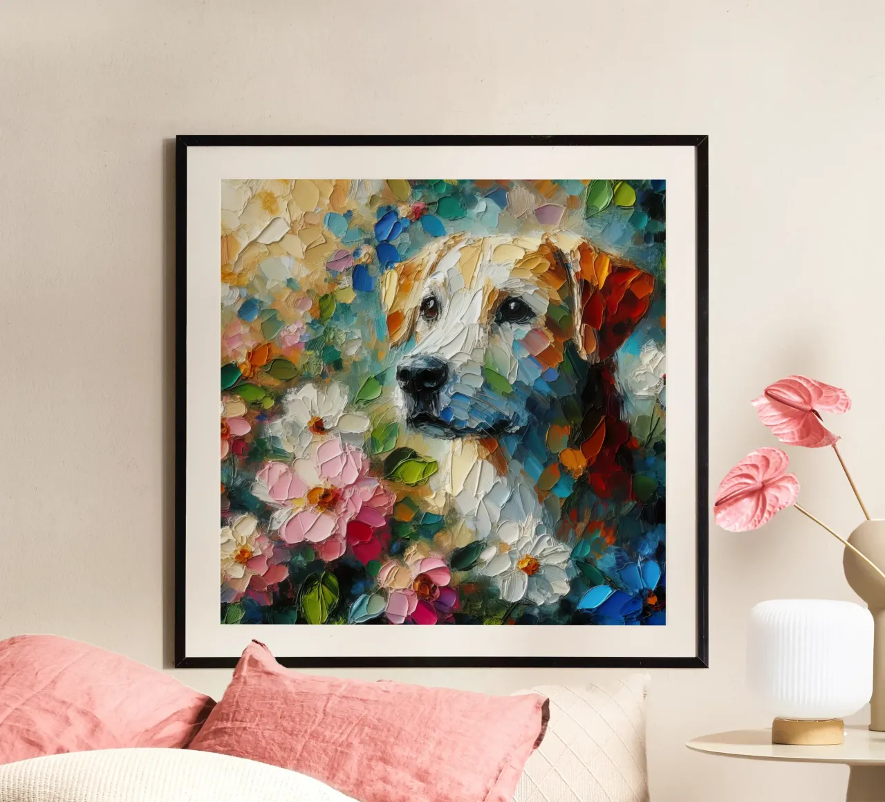 pittura di cani carta hahnemühle da 🎁 ARTVI-SHOP