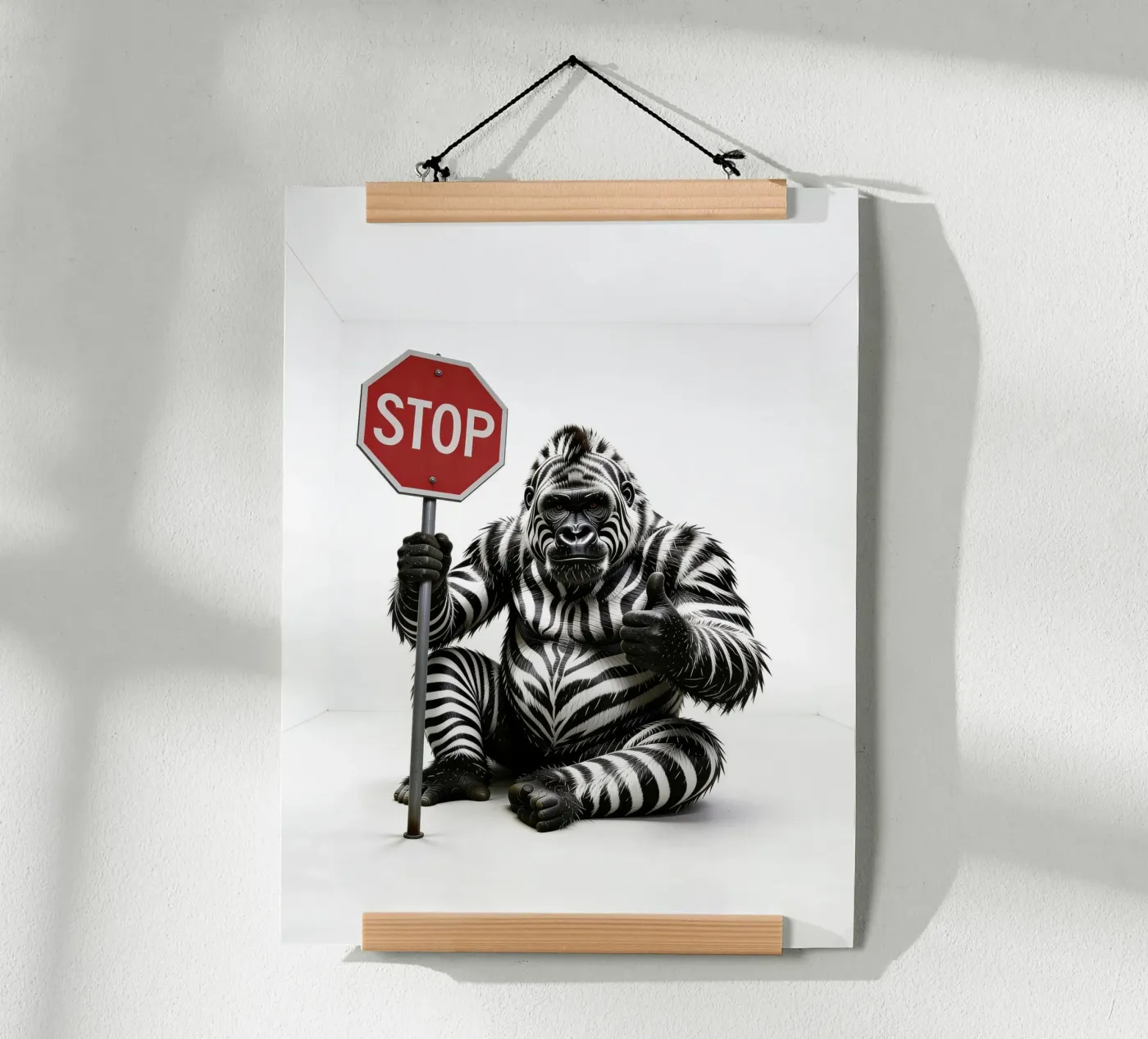 STOP Zebrilla poster da yay