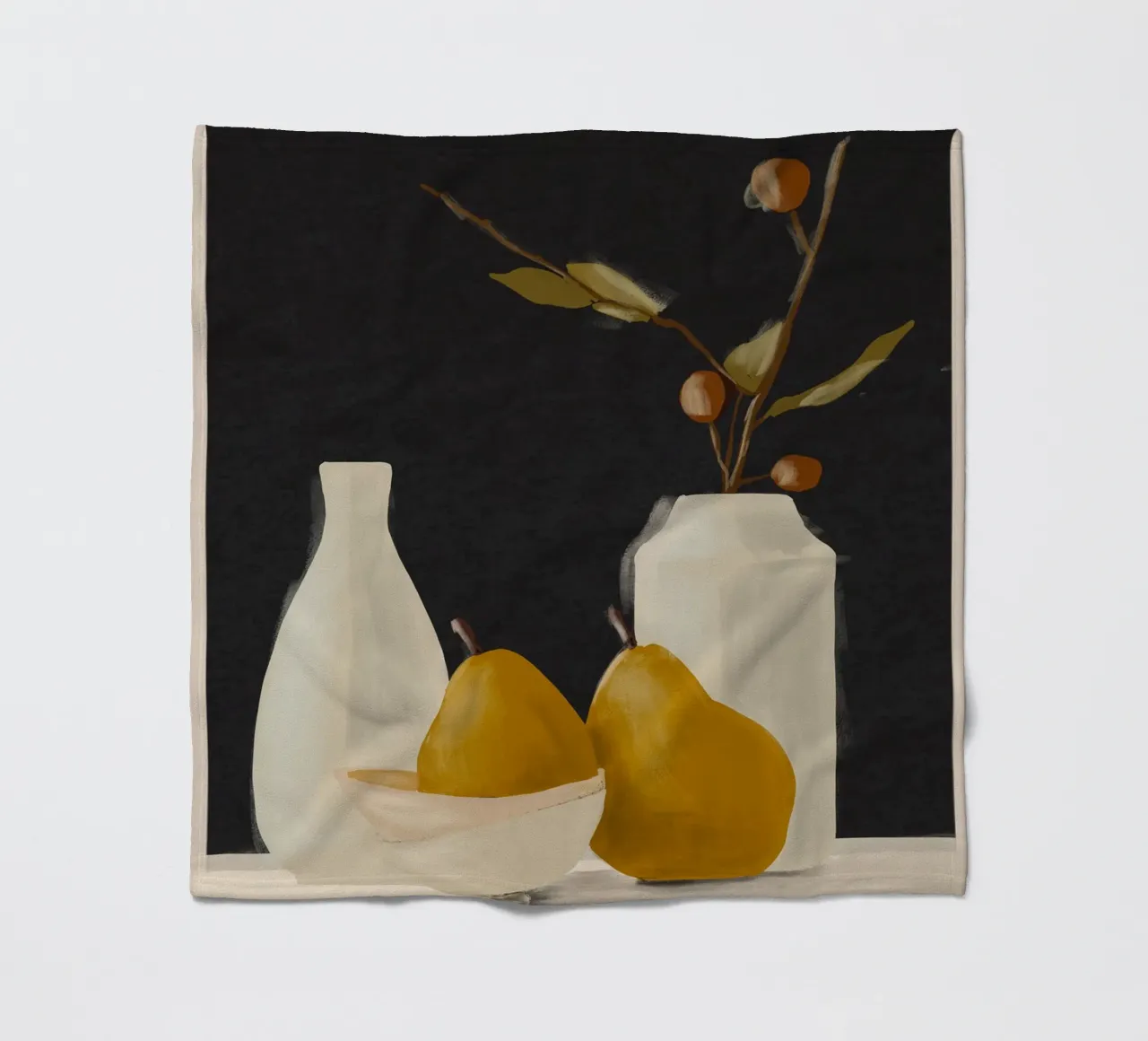 Minimalist Still Life 10 fleece blanket by ThingDesign