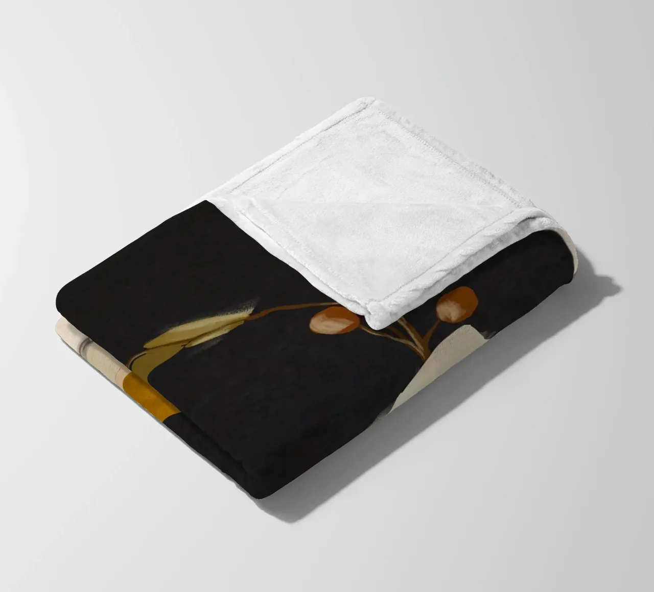 Minimalist Still Life 10 fleece blanket by ThingDesign