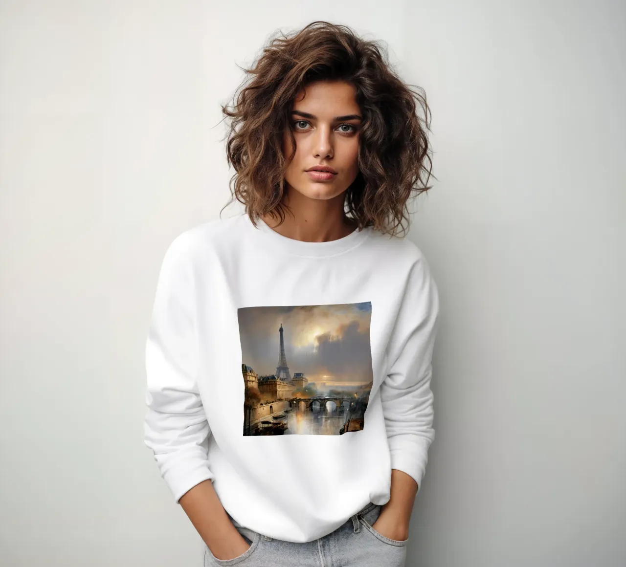 la torre eiffel a parigi felpa da ARTVI-SHOP